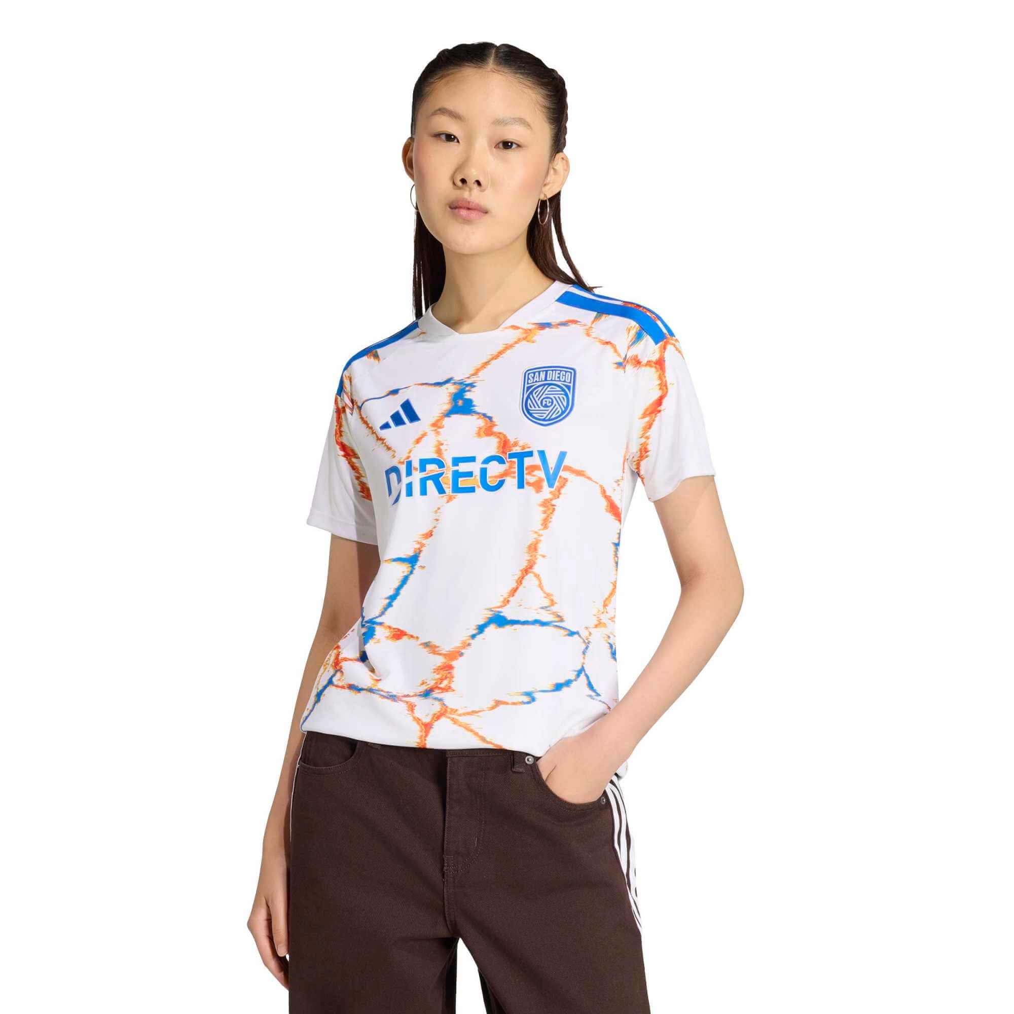 adidas 2026-27 San Diego Women's Stadium Away Soccer Jersey (Model - Front)