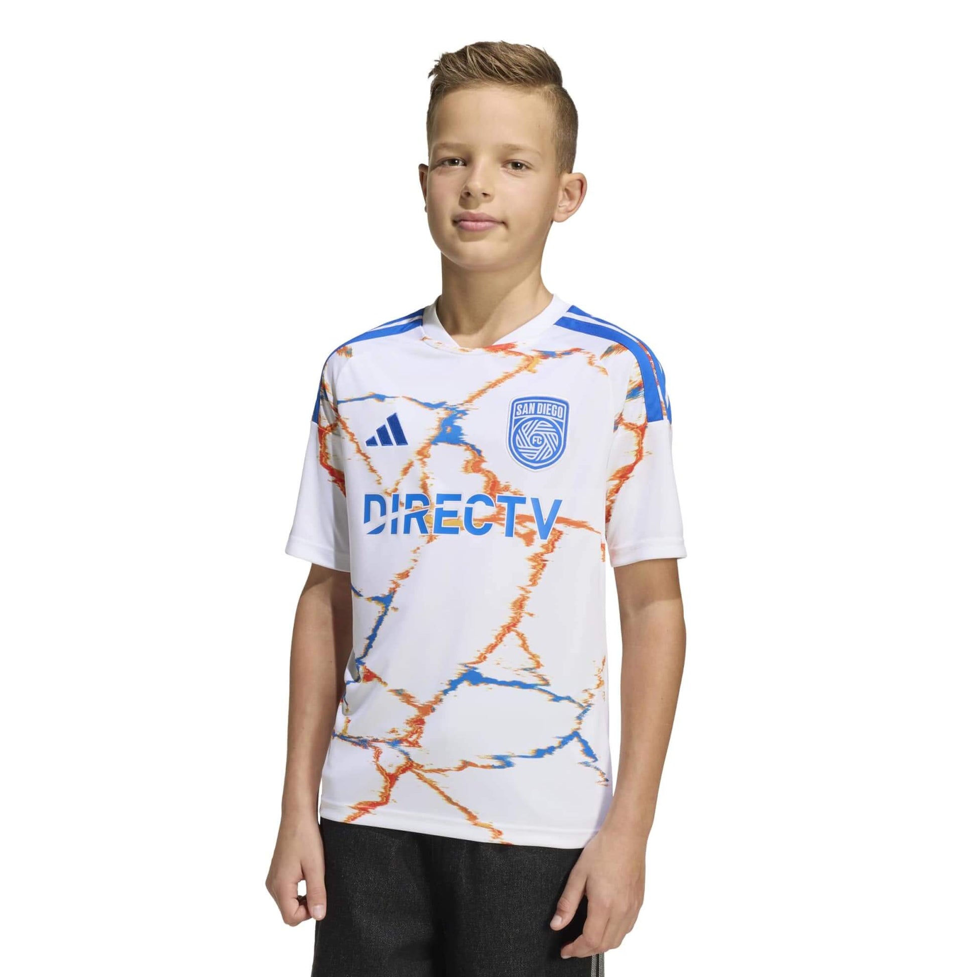 adidas 2026-27 San Diego Youth Stadium Away Soccer Jersey (Model - Front)