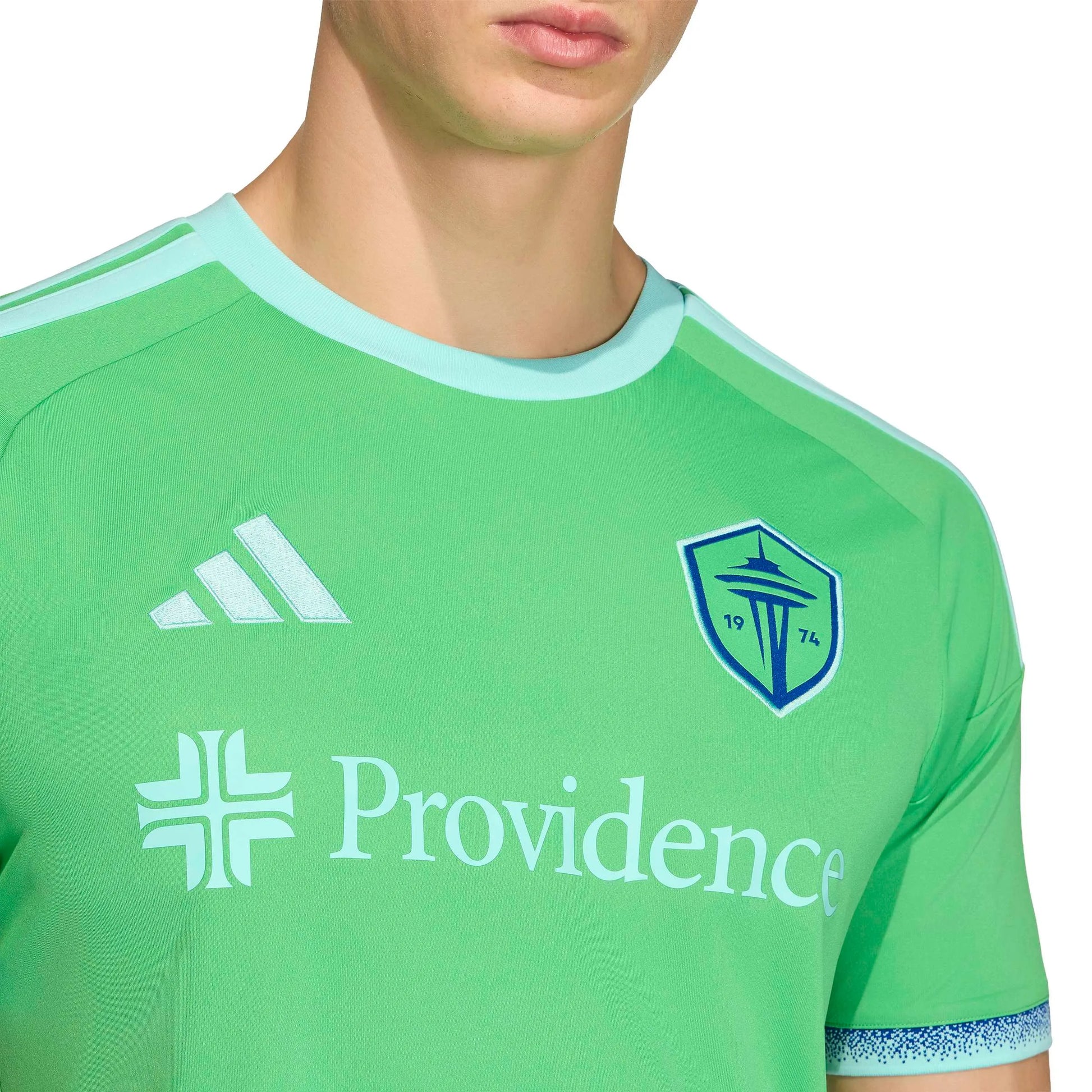adidas 2026-27 Seattle Sounders Men Stadium Home Soccer Jersey (Detail 1)