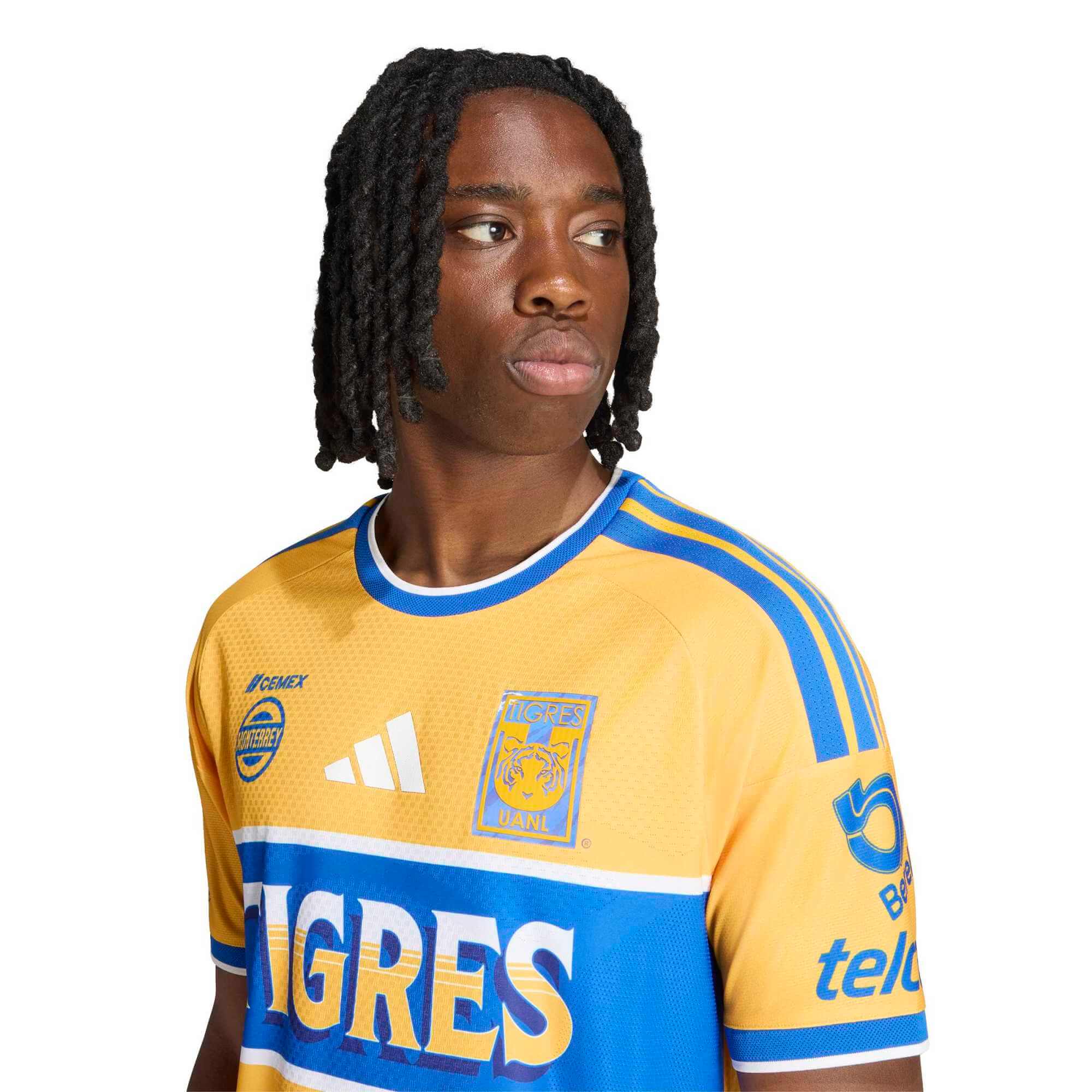 adidas 2026-27 Tigres Men's Authentic Home Soccer Jersey (Detail 1)