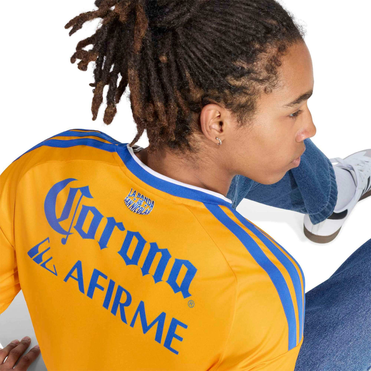 adidas 2026-27 Tigres Men's Stadium Home Long-Sleeve Soccer Jersey (Detail 2)