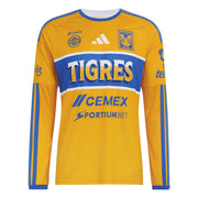 adidas 2026-27 Tigres Men's Stadium Home Long-Sleeve Soccer Jersey (Front)
