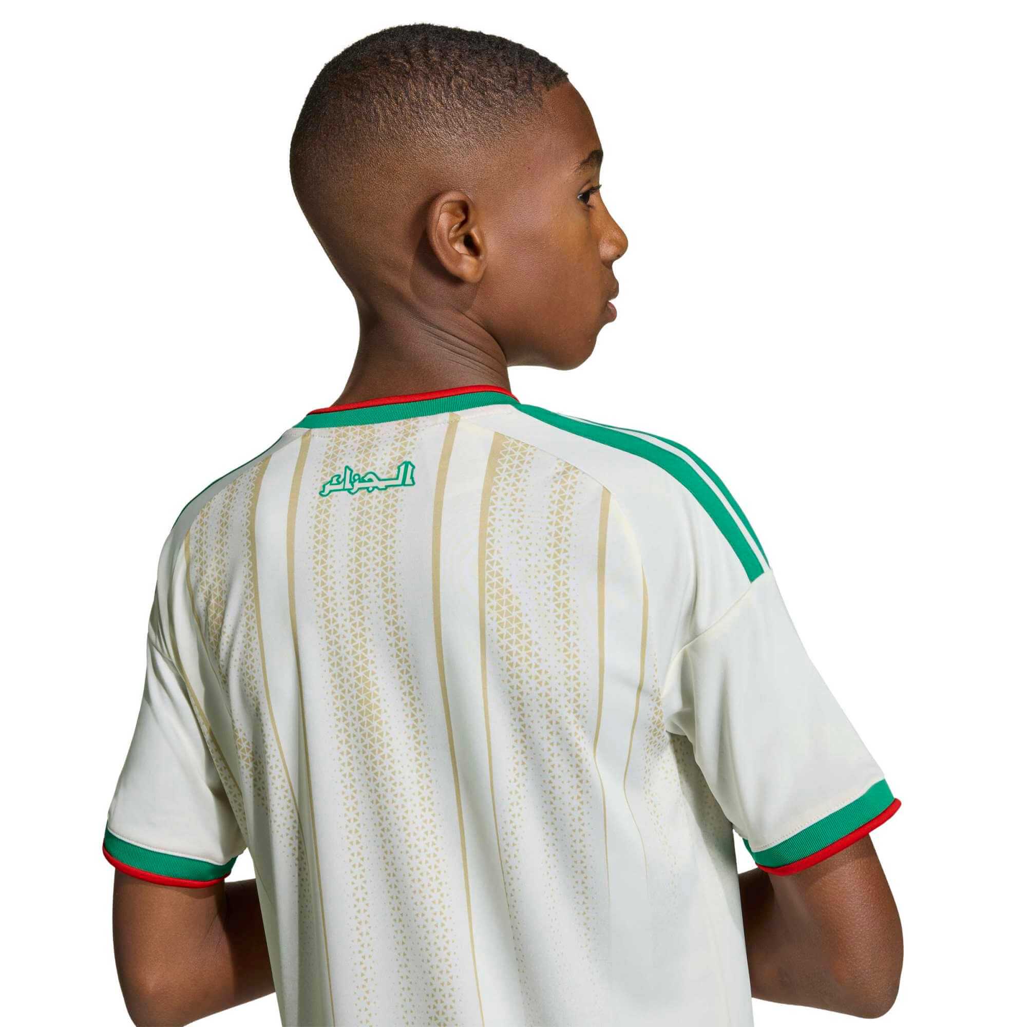 adidas 2026 Algeria Youth Stadium Home Soccer Jersey (Detail 2)