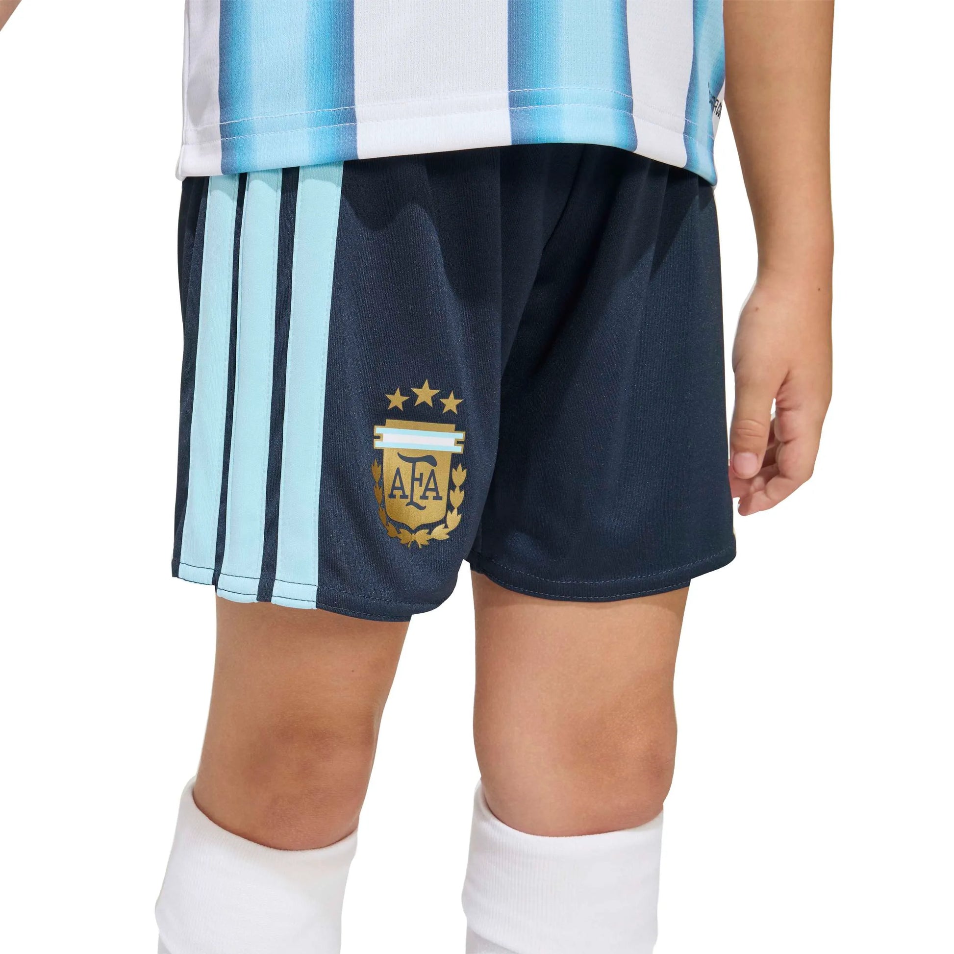 adidas 2026 Argentina Kid's Home Messi #10 Mini Kit (Detail 2)