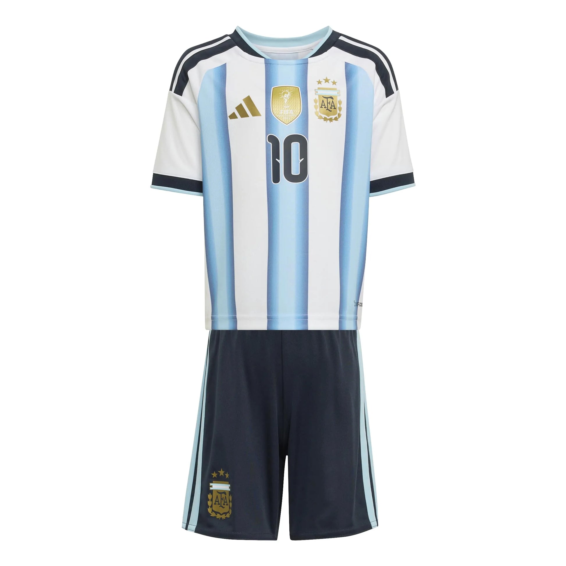 adidas 2026 Argentina Kid's Home Messi #10 Mini Kit (Set - Front)