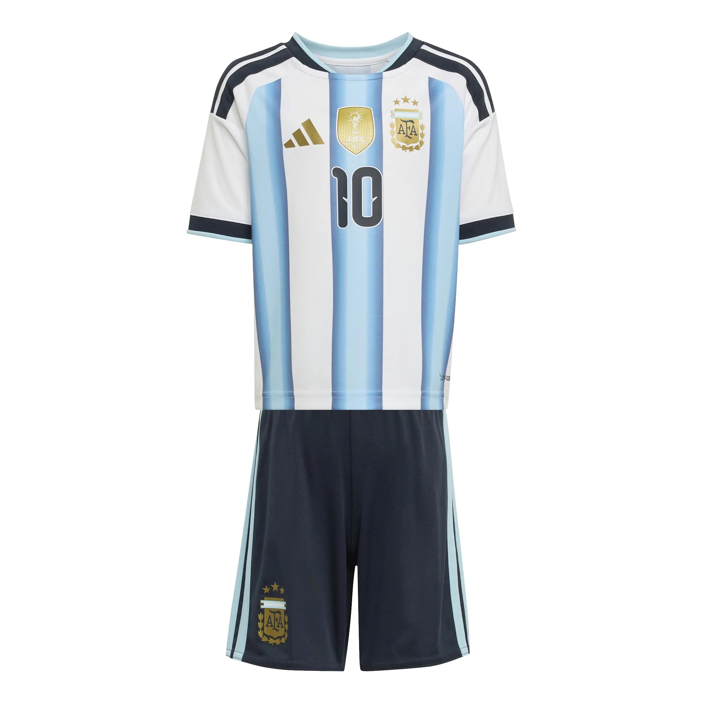 adidas 2026 Argentina Kid's Home Messi #10 Mini Kit (Set - Front)