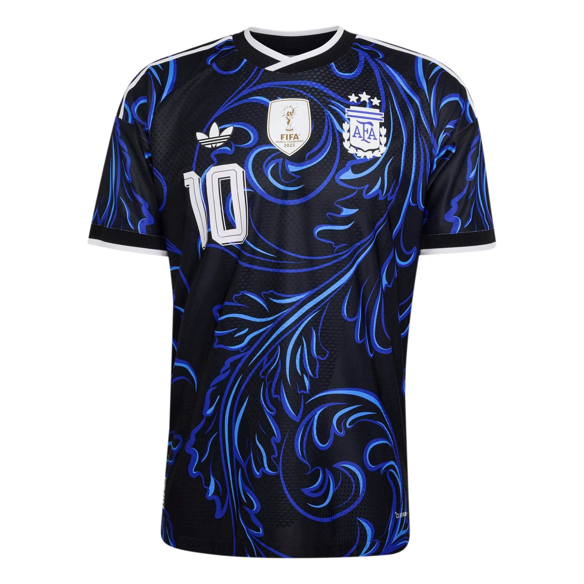 adidas アルゼンチン MESSI 10 シャツ ブラック　オーセンティック adidas 2026 Argentina Men's Authentic Away Messi #10 Soccer Jersey