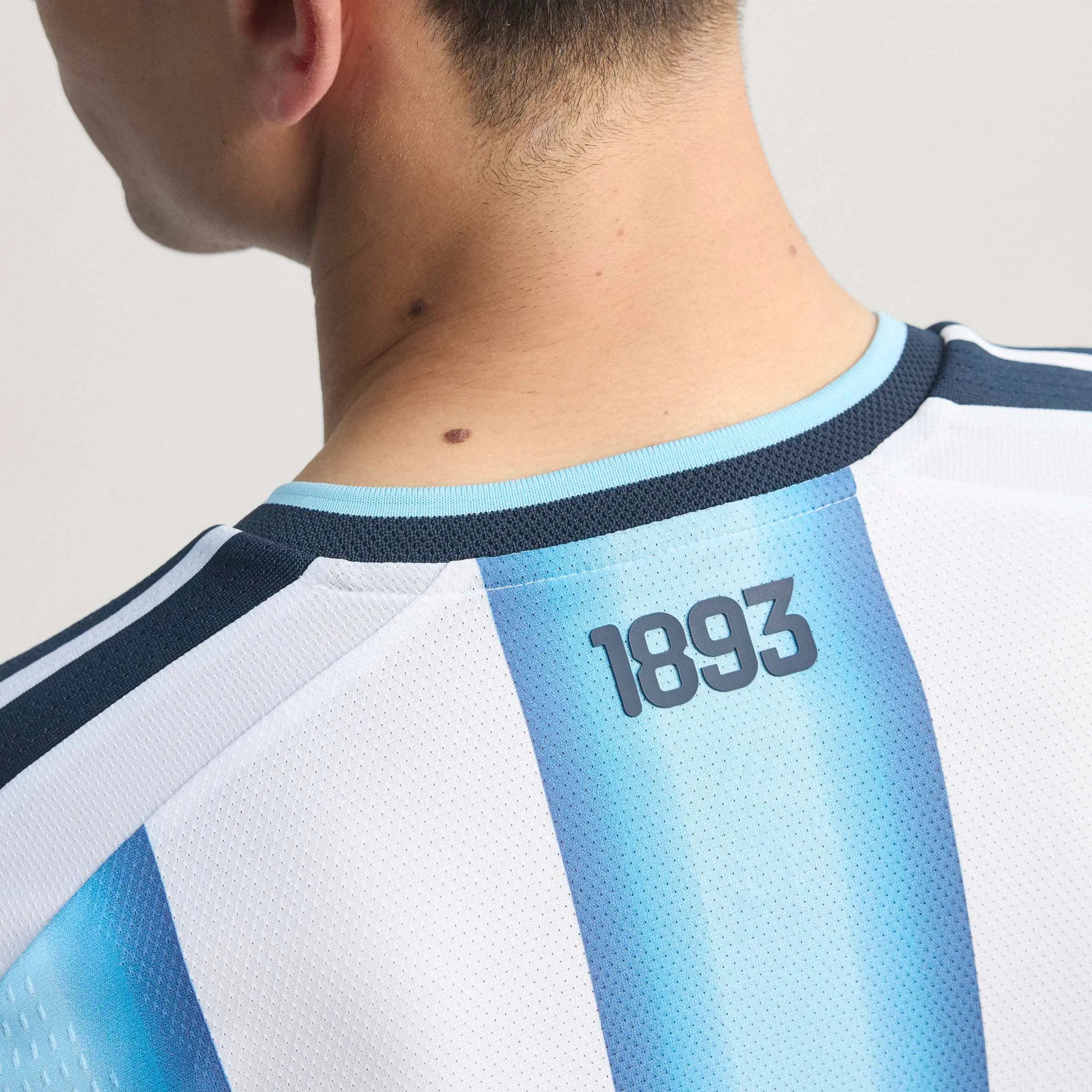 adidas 2026 Argentina Men's Authentic Home Long-Sleeve Soccer Jersey (Detail 4)