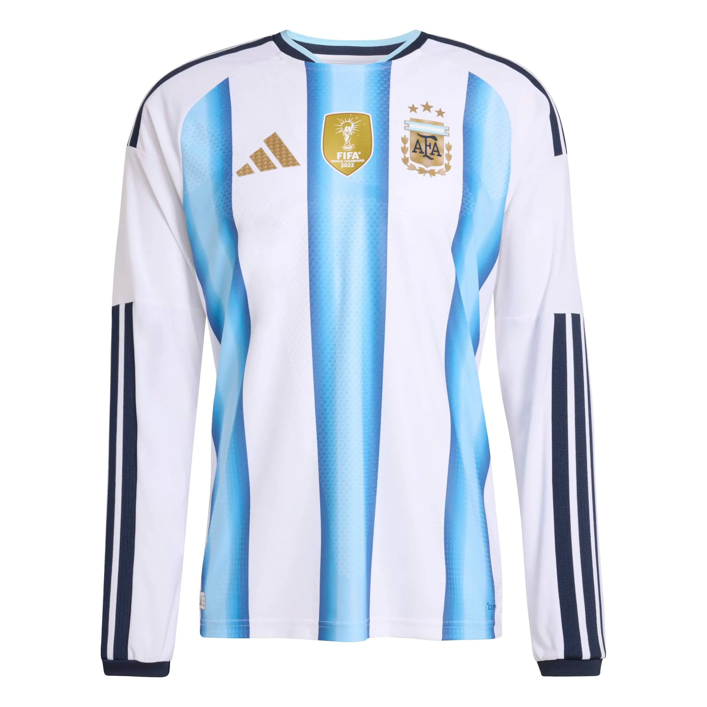 adidas 2026 Argentina Men's Authentic Home Long-Sleeve Soccer Jersey (Front)