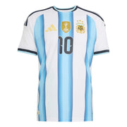 adidas 2026 Argentina Men's Authentic Home Messi #10 Soccer Jersey (Front)