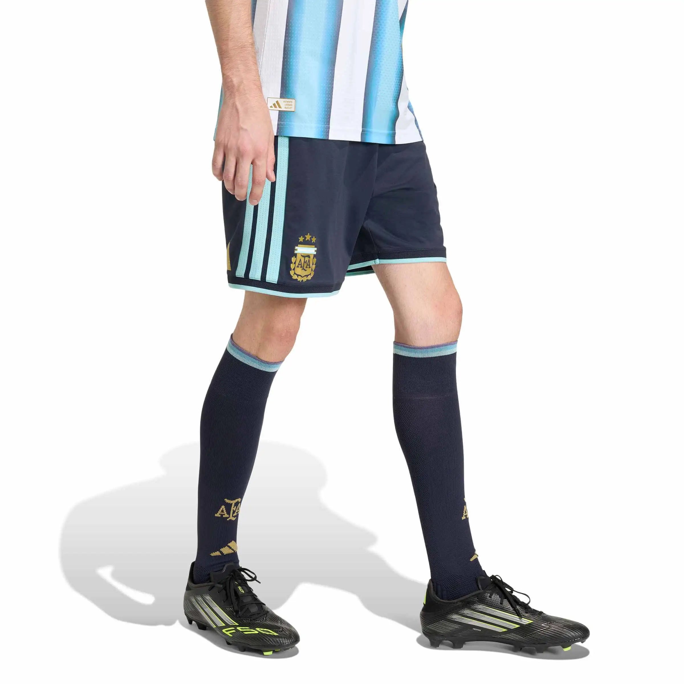 adidas 2026 Argentina Men's Authentic Home Shorts (Model - Front)