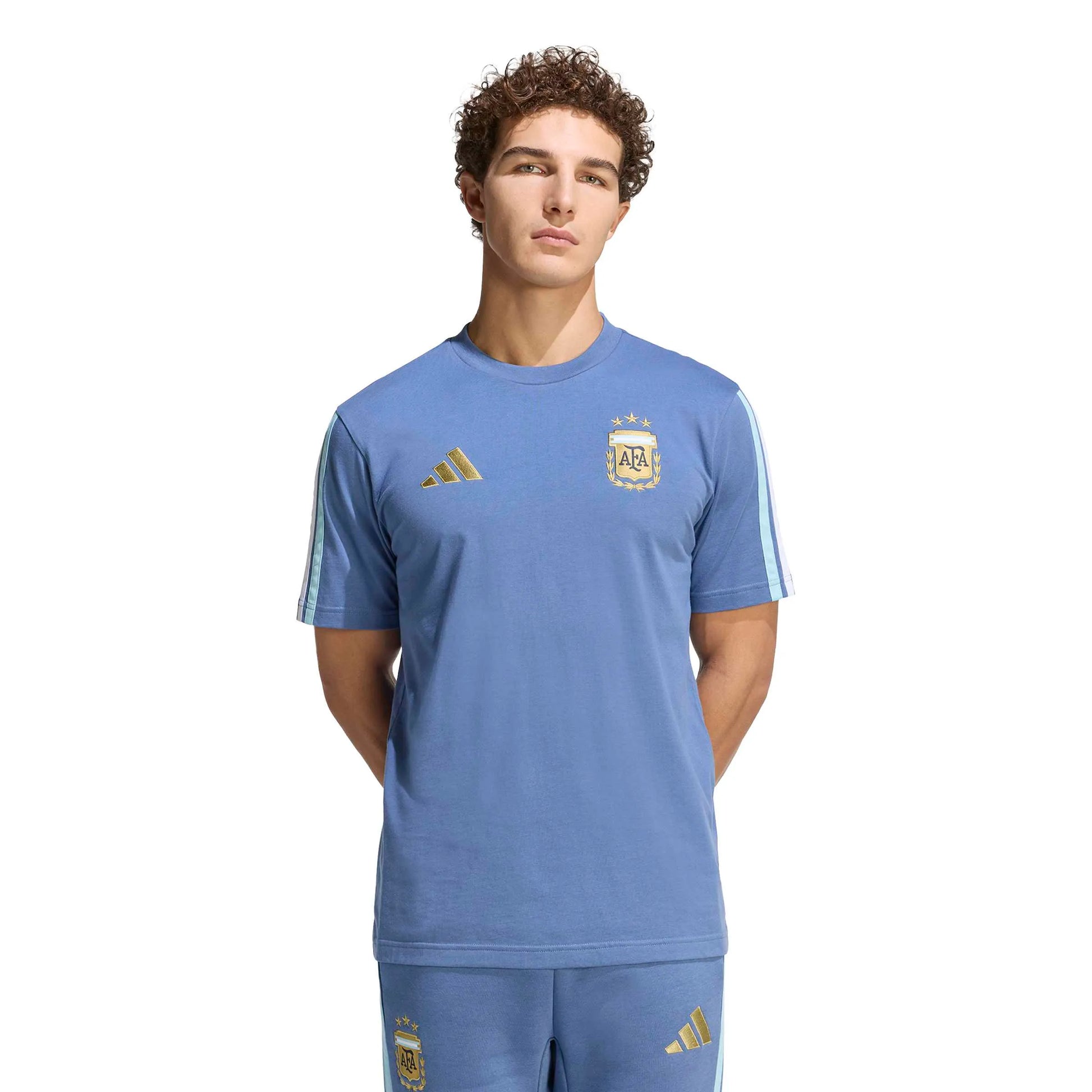 adidas 2026 Argentina Men's DNA Tee (Model - Front)