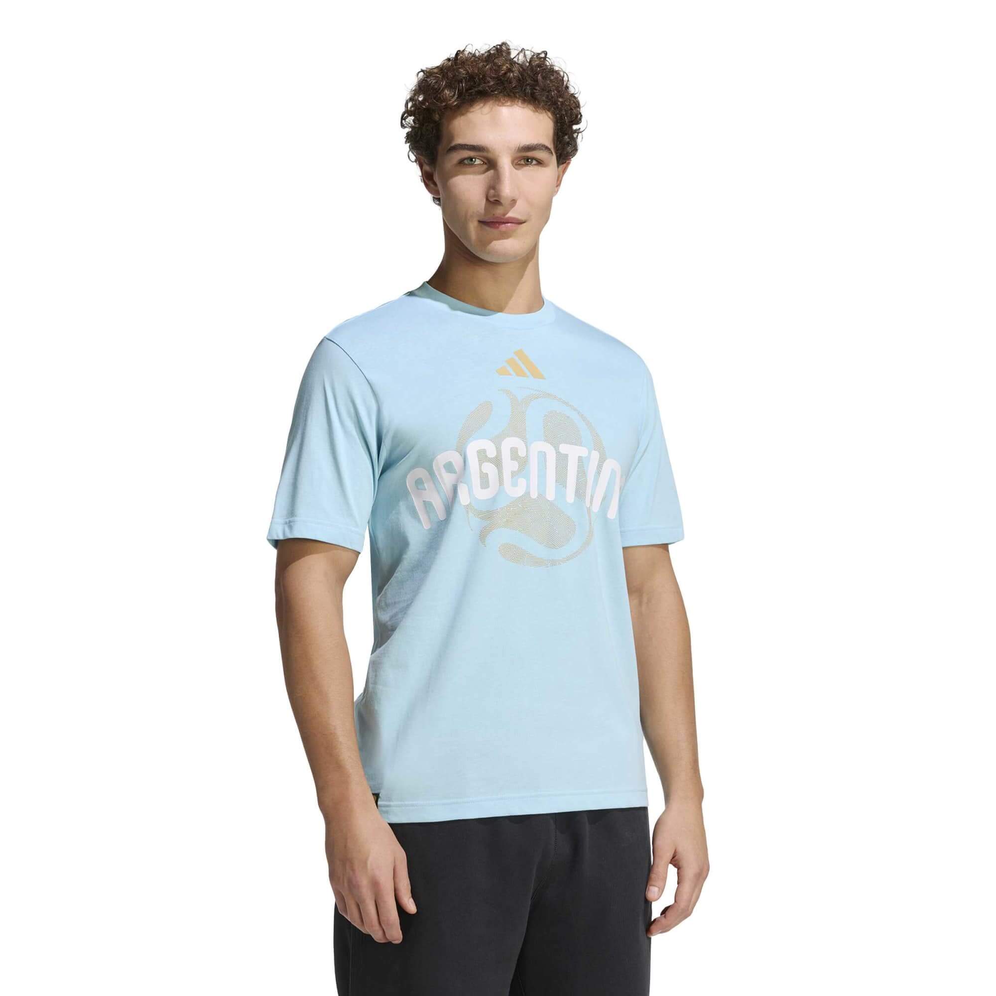 adidas 2026 Argentina Men's OLP Tee (Model - Front)