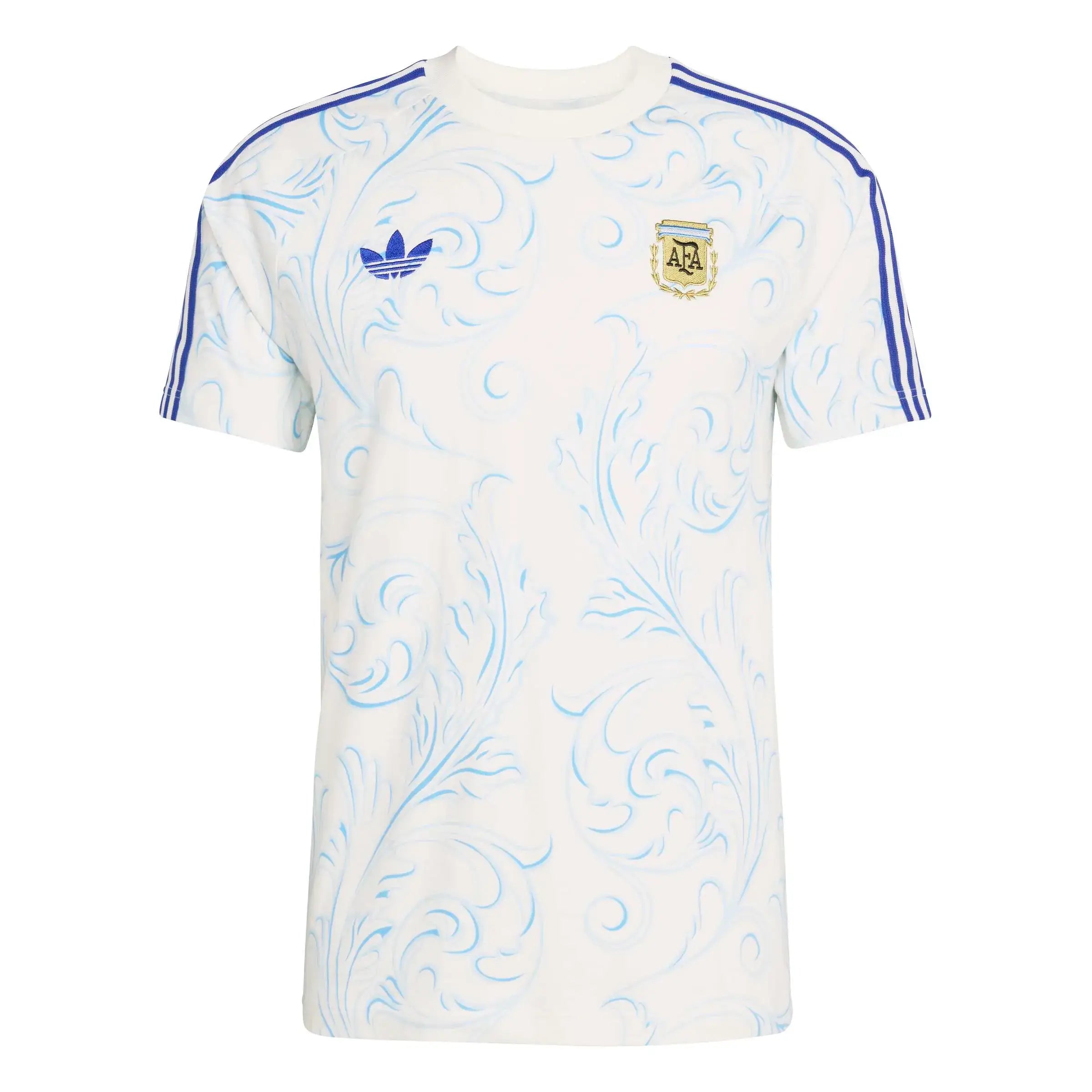 adidas 2026 Argentina Men's Originals All Over Print Tee (Front)