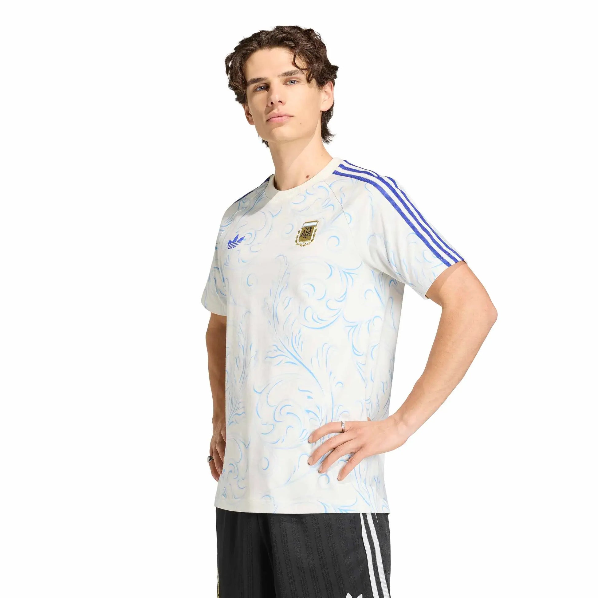 adidas 2026 Argentina Men's Originals All Over Print Tee