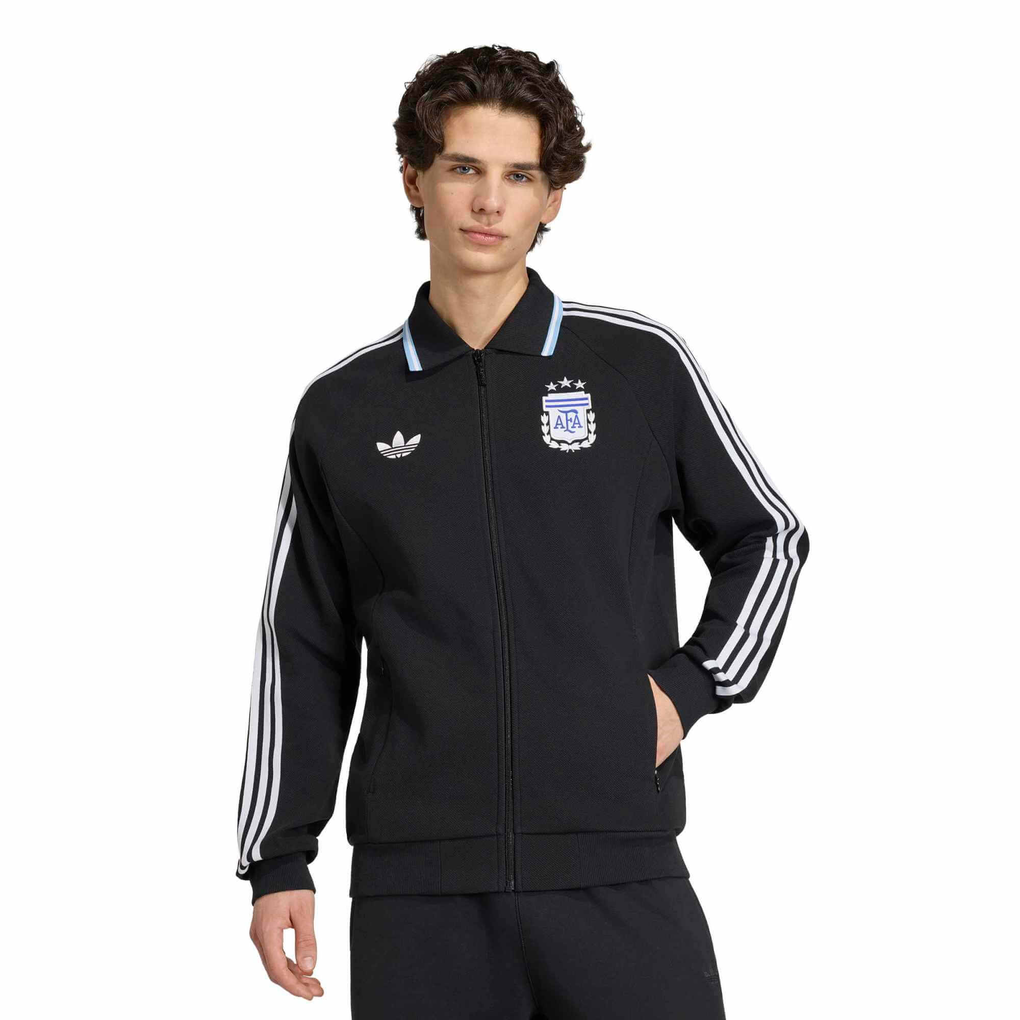 adidas 2026 Argentina Men's Originals Anthem Jacket (Model - Front)
