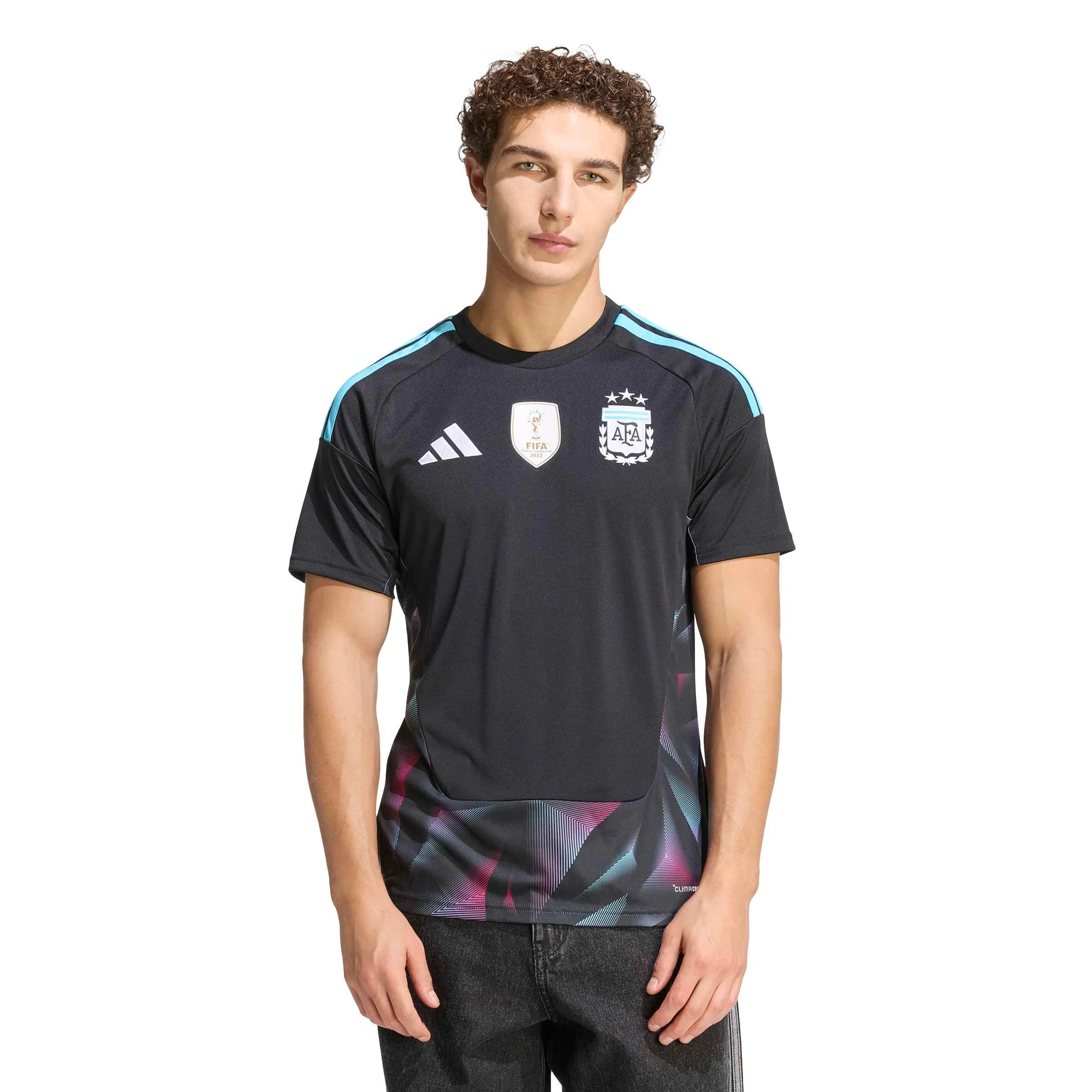 adidas 2026 Argentina Men's Stadium Home Goalkeeper Jersey (Model - Front)