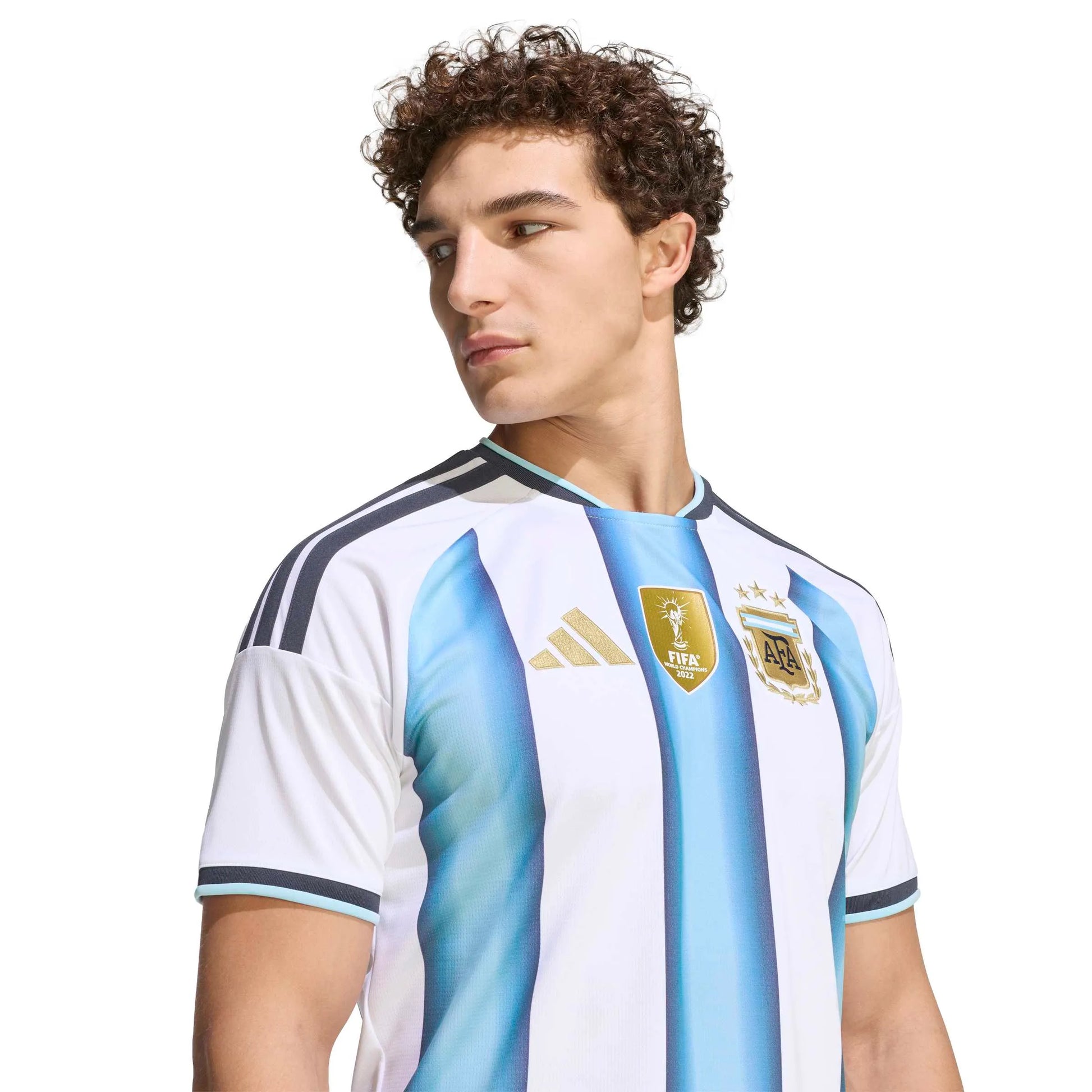 adidas 2026 Argentina Men's Stadium Home Soccer Jersey (Detail 1)