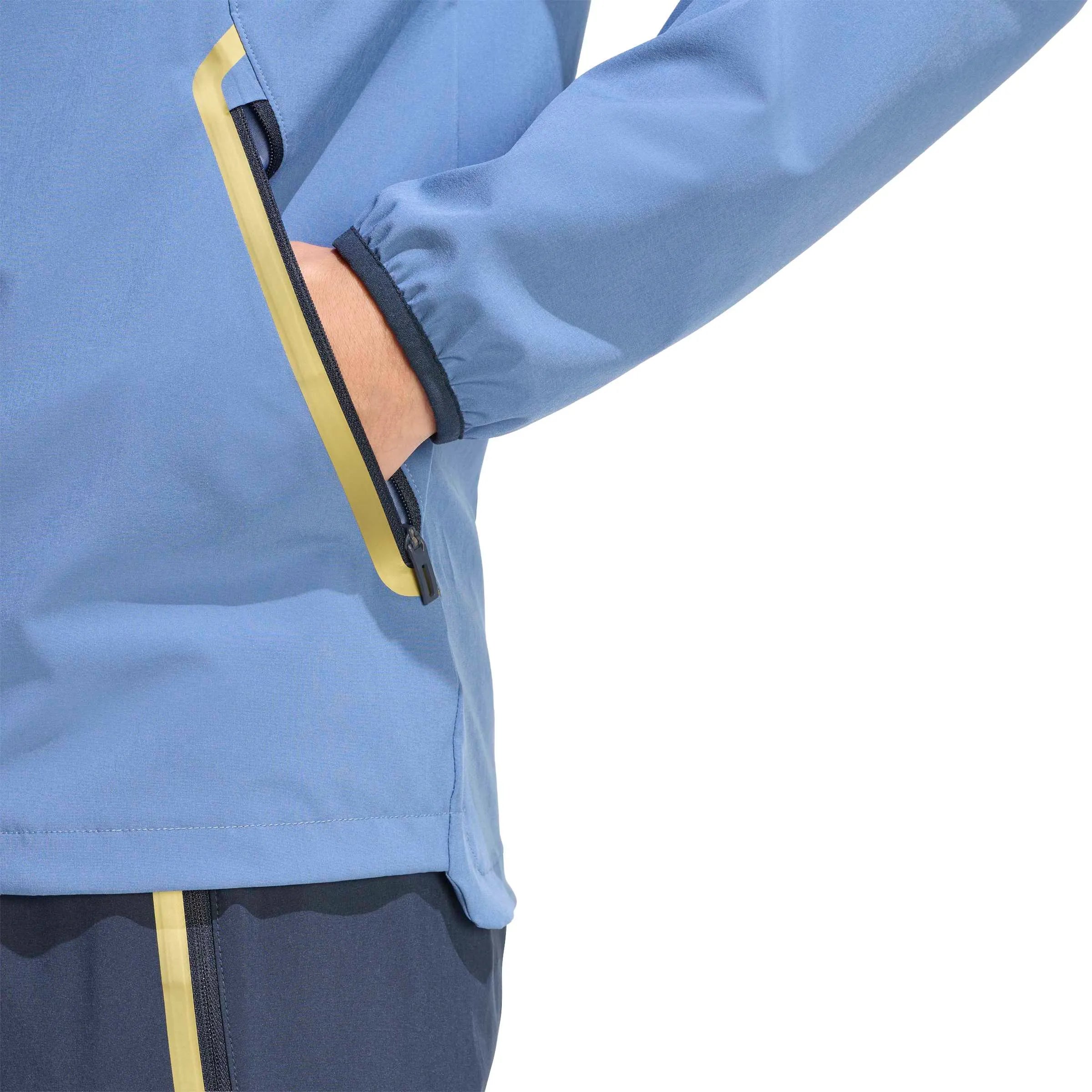 adidas 2026 Argentina Men's Tiro Travel Full Zip Windbreaker (Detail 2)