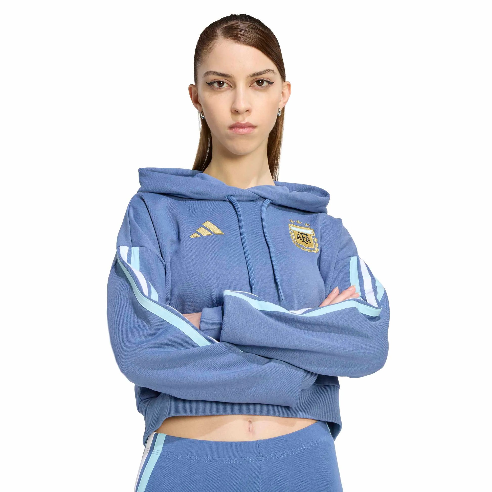 adidas 2026 Argentina Women's DNA Hoodie (Detail 1)