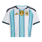 adidas 2026 Argentina Women's Stadium Home Cropped Soccer Jersey (Front)