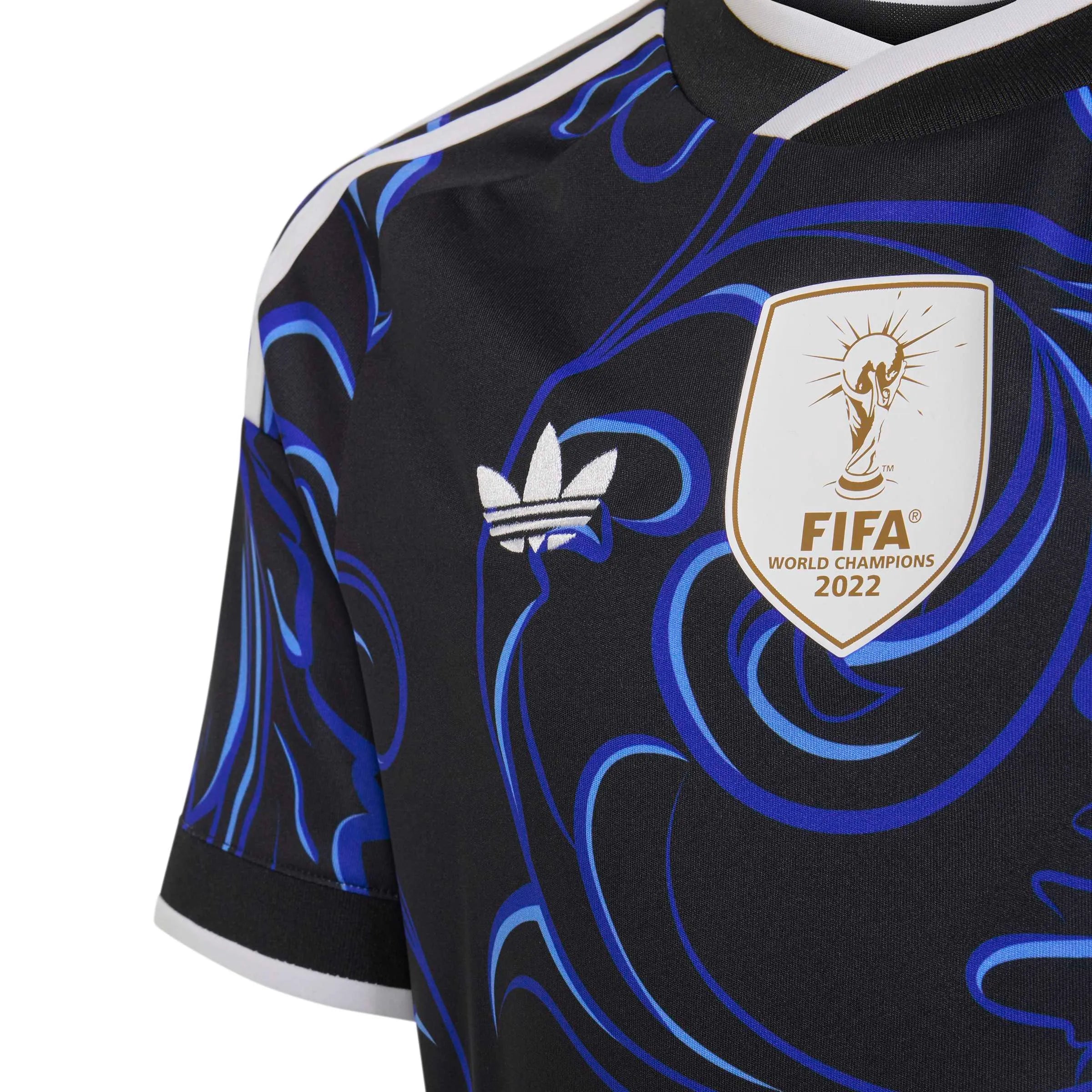 adidas 2026 Argentina Youth Stadium Away Soccer Jersey (Detail 1)