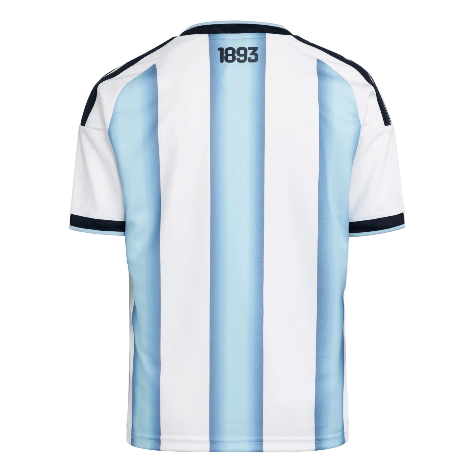 adidas 2026 Argentina Youth Stadium Home Soccer Jersey (Back)