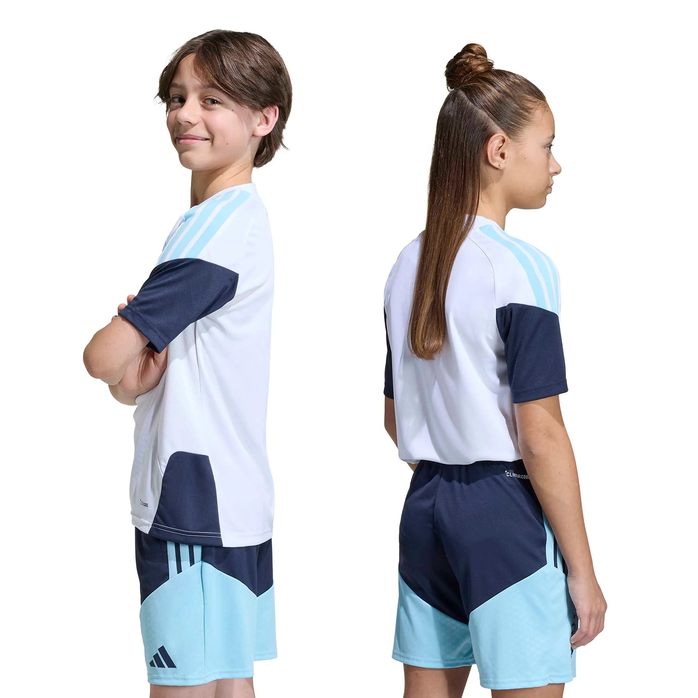 adidas 2026 Argentina Youth Training Soccer Jersey (Models - Back)