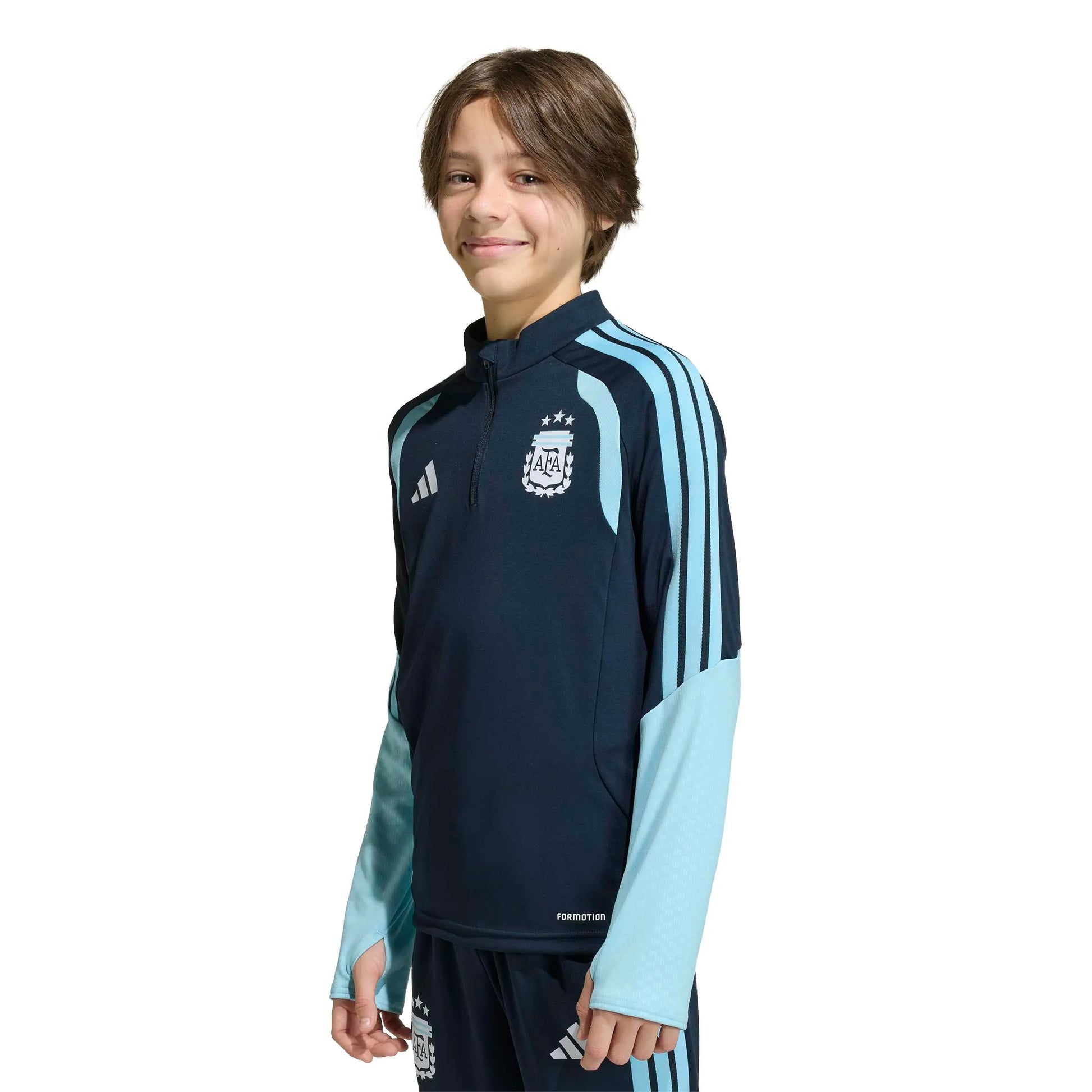 adidas 2026 Argentina Youth Training Top (Model - Front)