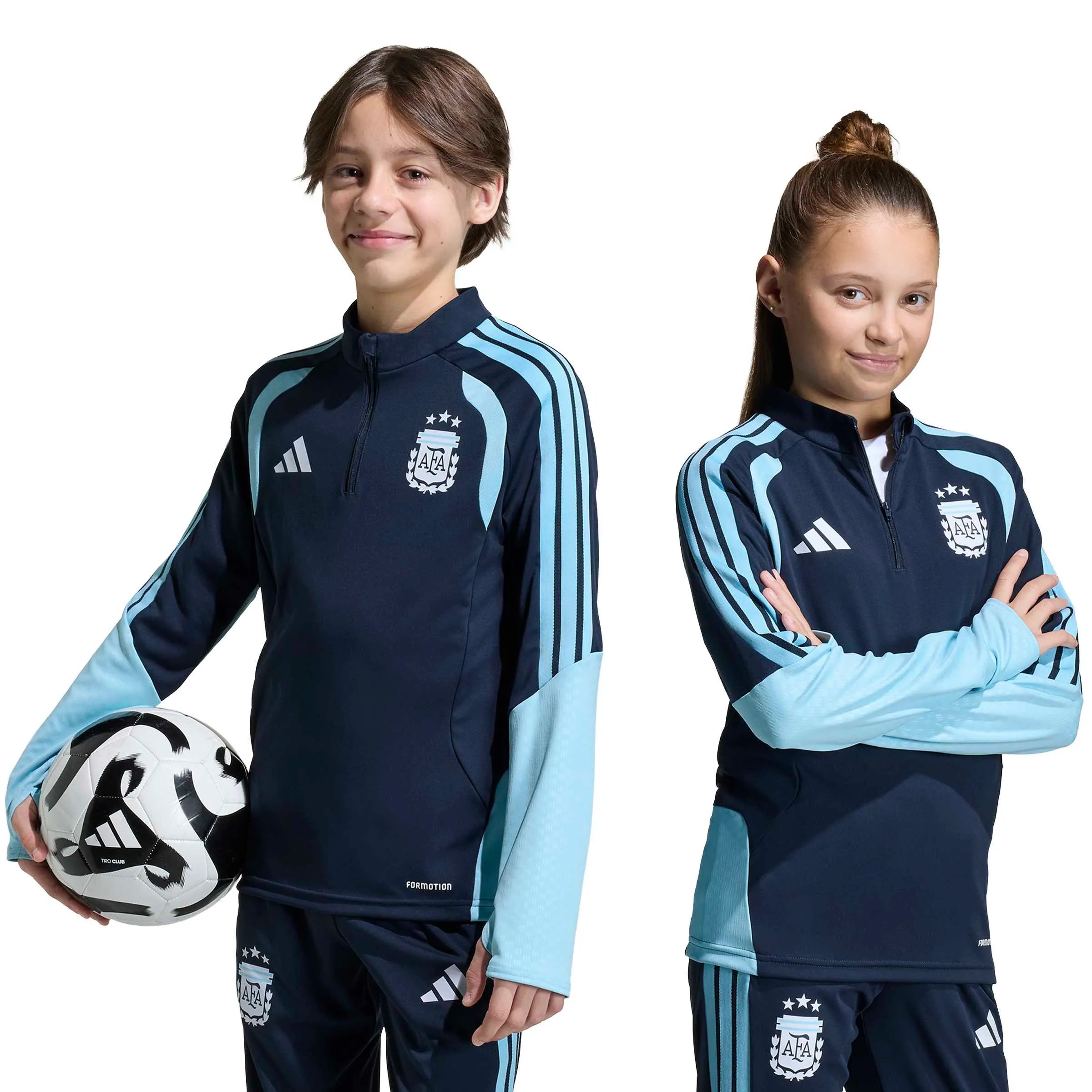 adidas 2026 Argentina Youth Training Top (Models - Front)