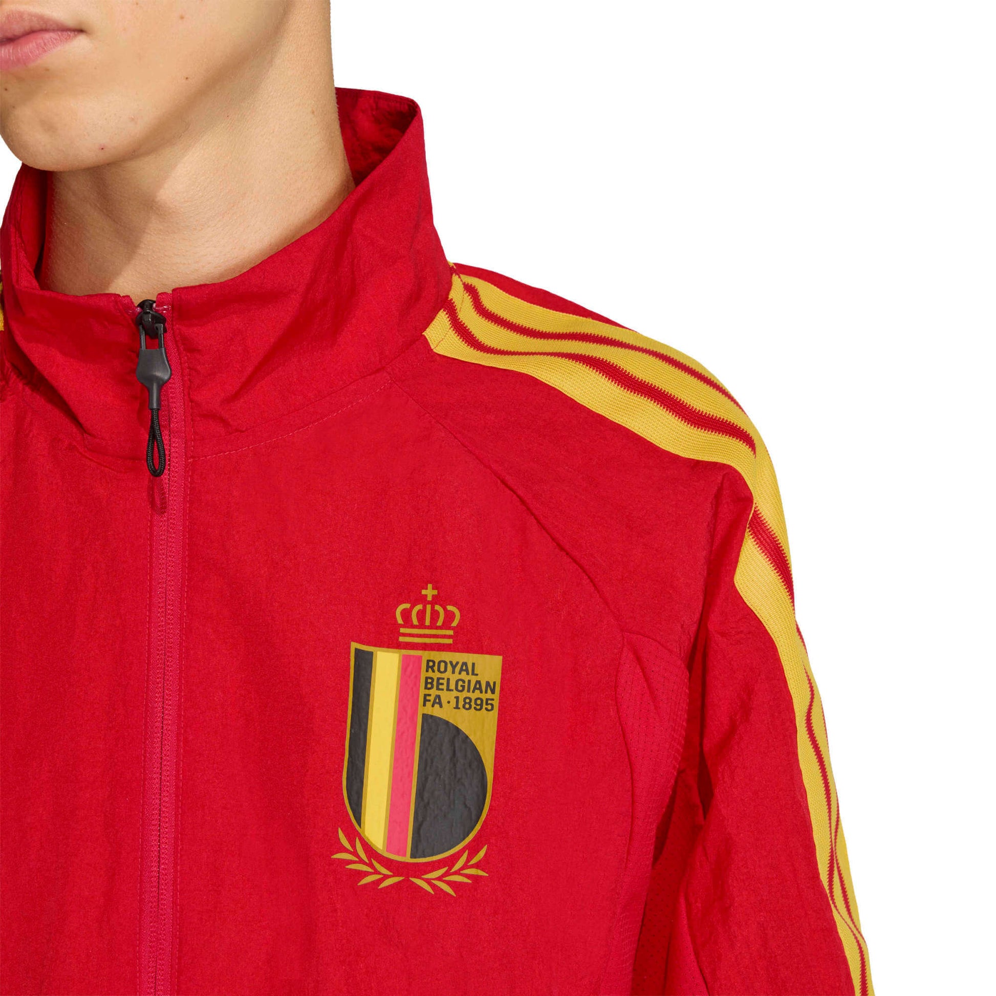 adidas 2026 Belgium Men's Anthem Jacket (Detail 1)
