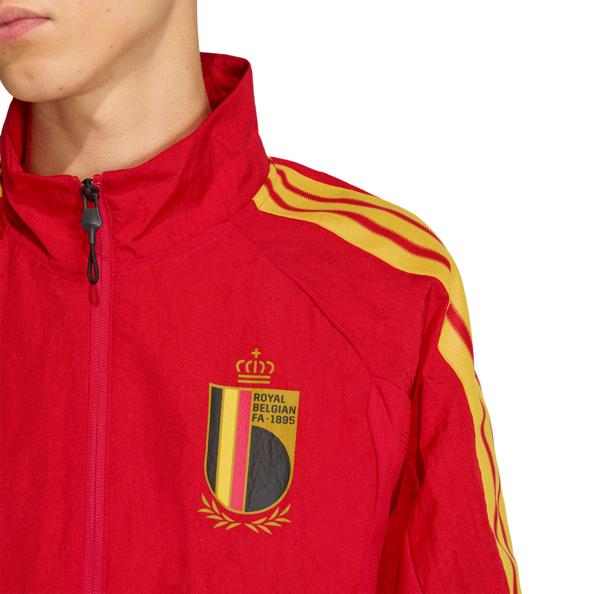 adidas 2026 Belgium Men's Anthem Jacket (Detail 1)