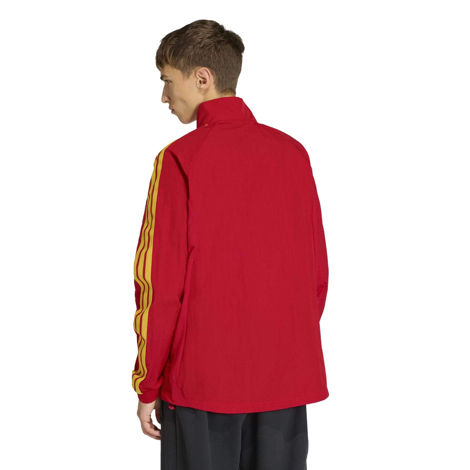 adidas 2026 Belgium Men's Anthem Jacket (Model - Back)