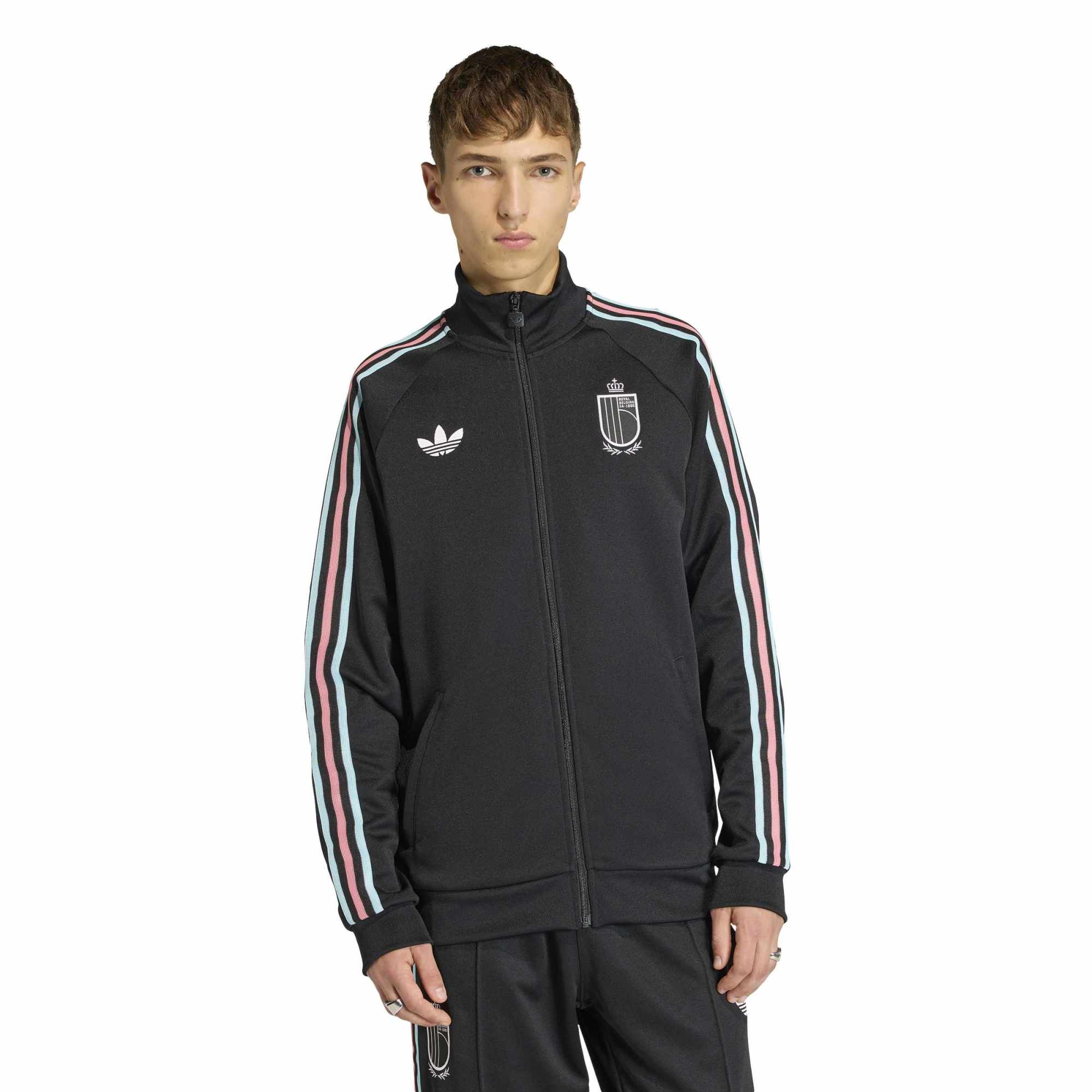 adidas 2026 Belgium Men's Away Track Top (Model - Front)