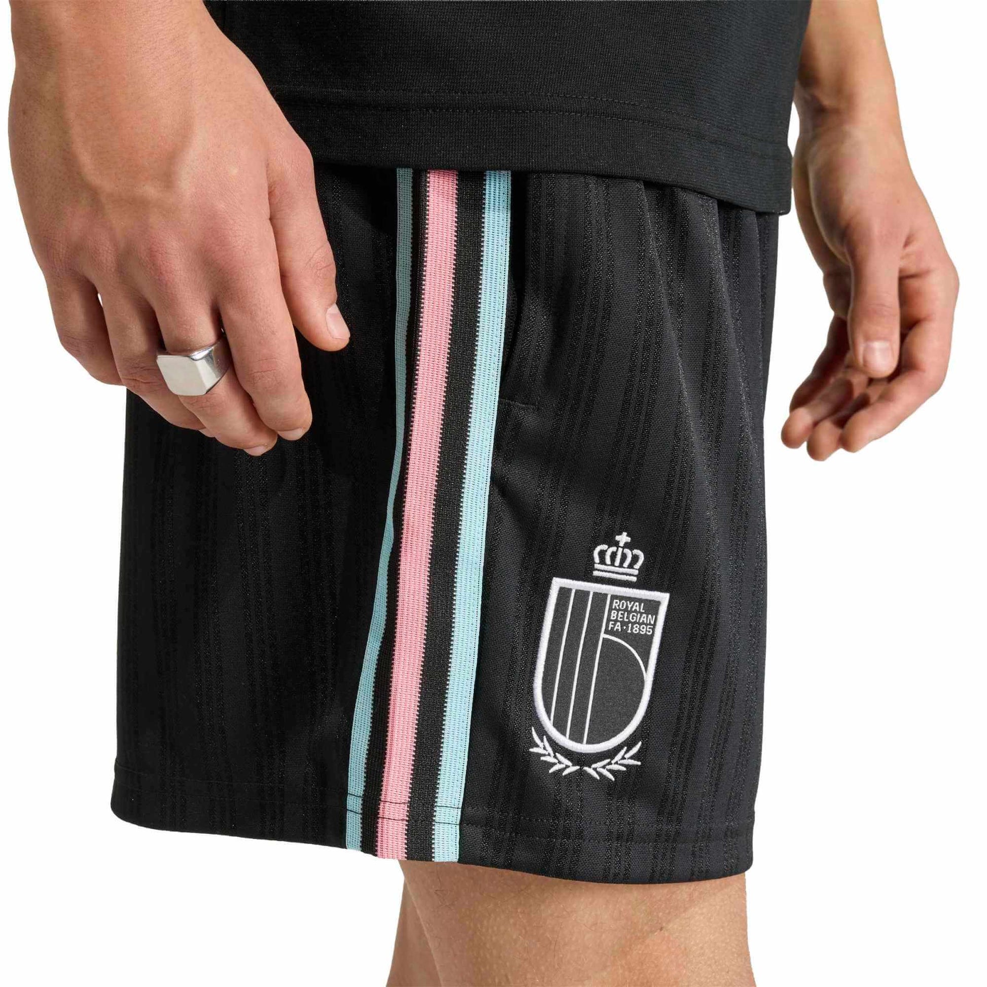 adidas 2026 Belgium Men's Originals Shorts (Detail 2)