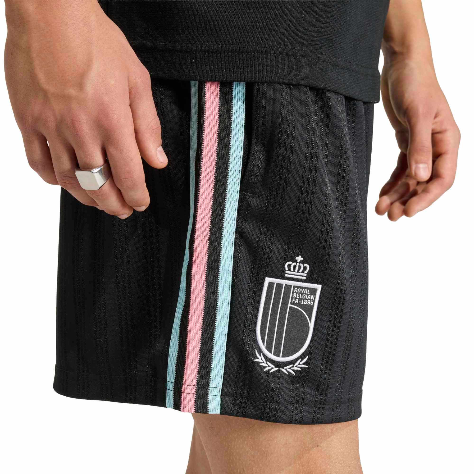 adidas 2026 Belgium Men's Originals Shorts (Detail 2)