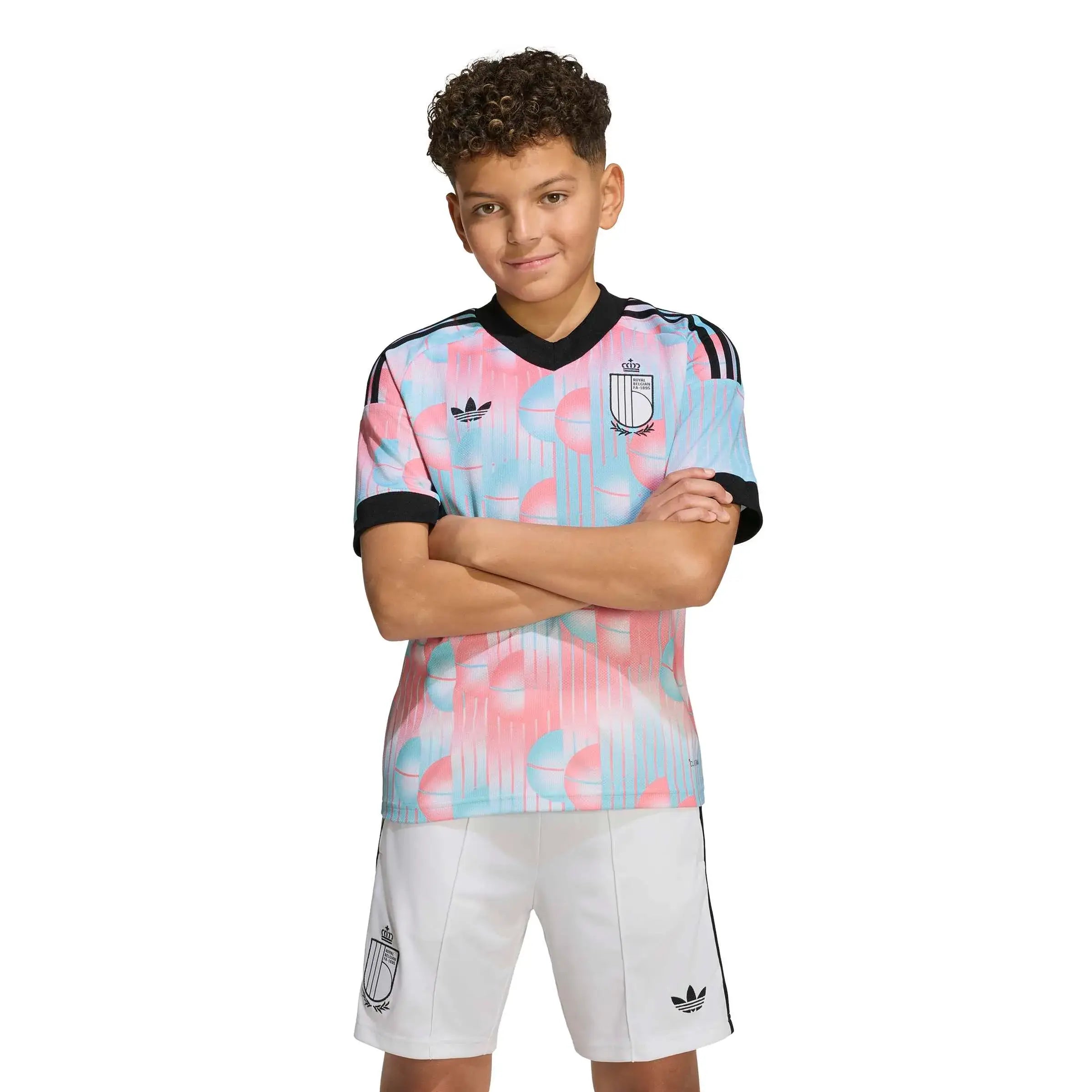 adidas 2026 Belgium Youth Stadium Away Soccer Jersey