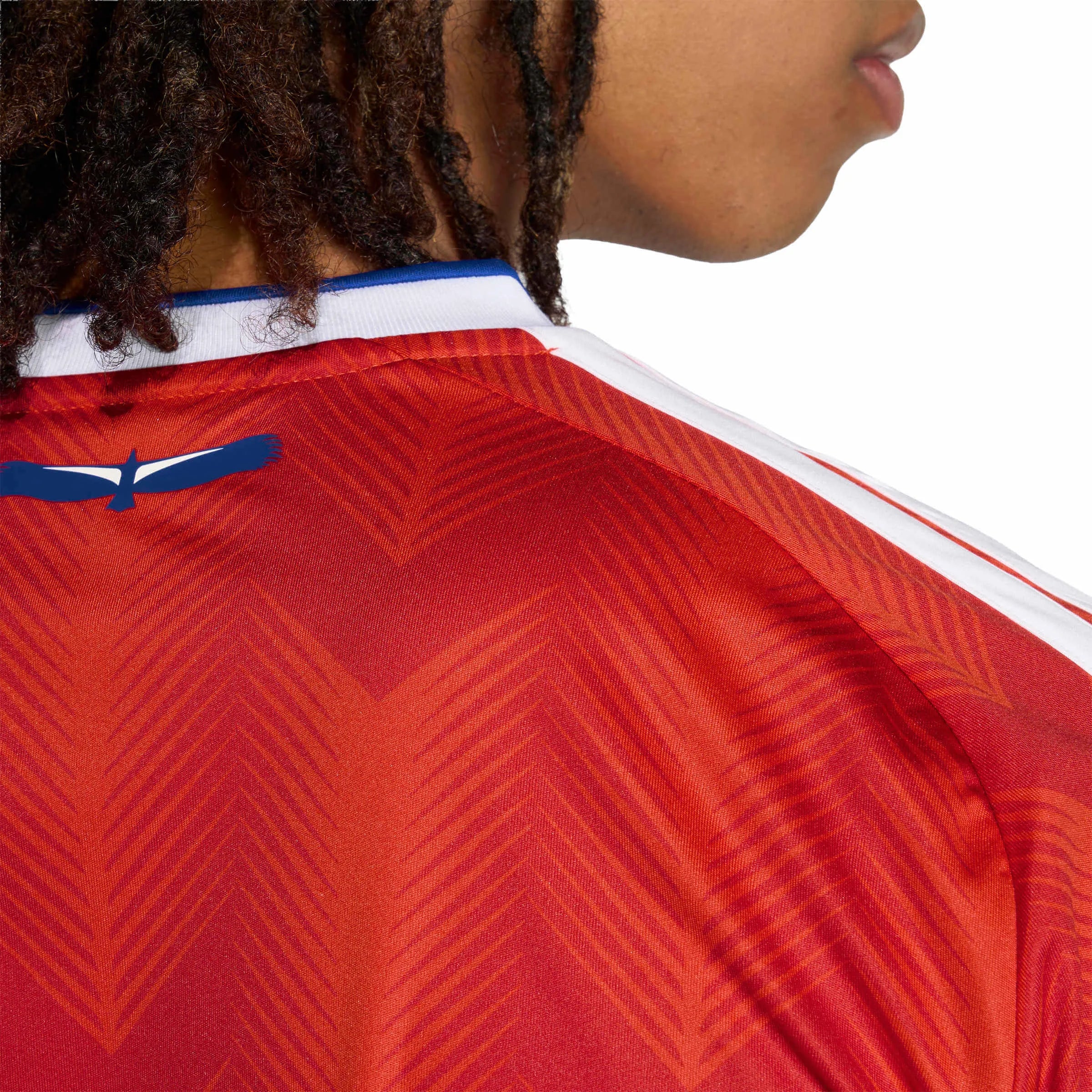 adidas 2026 Chile Men's Stadium Home Soccer Jersey (Detail 2)