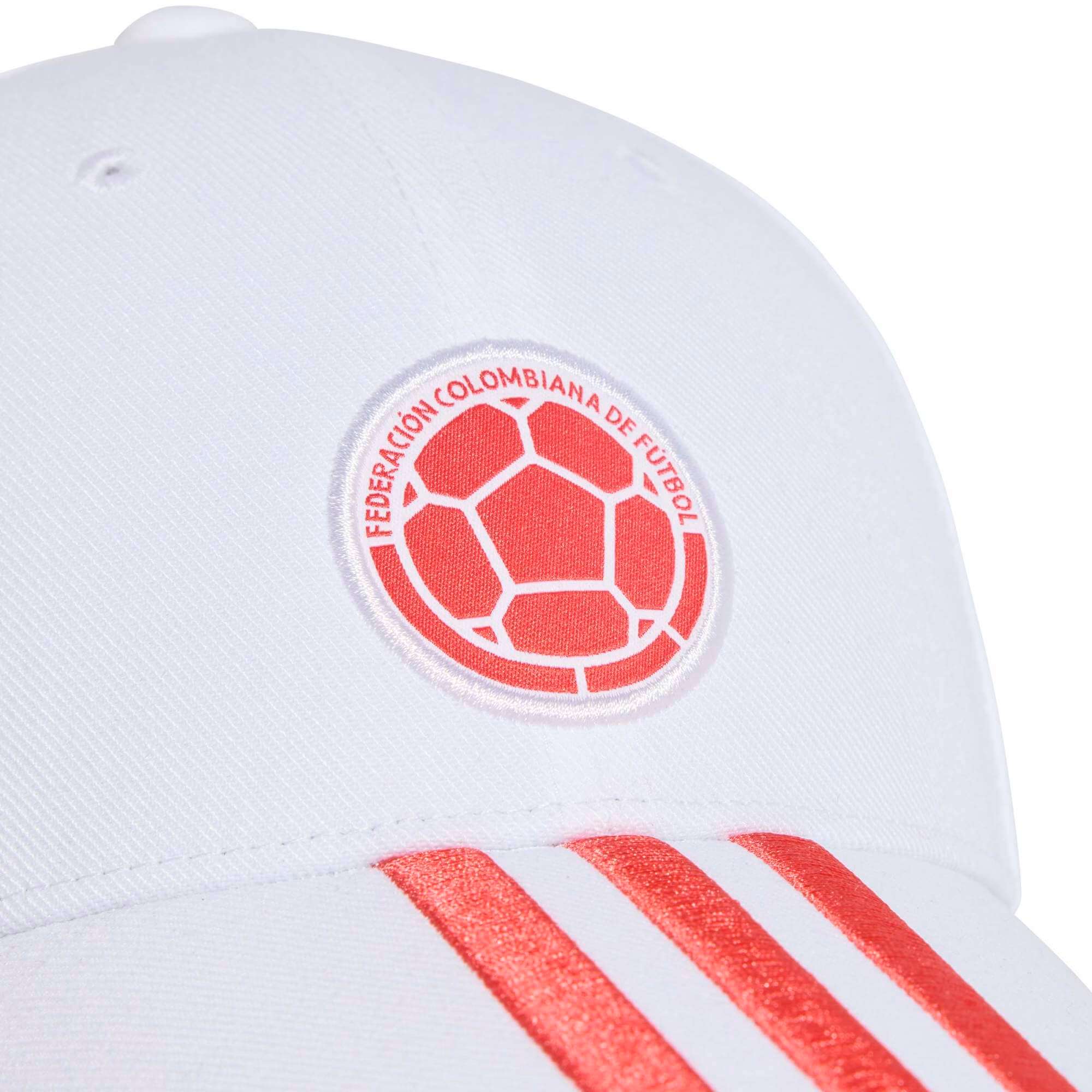 adidas 2026 Colombia Baseball Cap White - Semi Lucid Red (Detail 1)