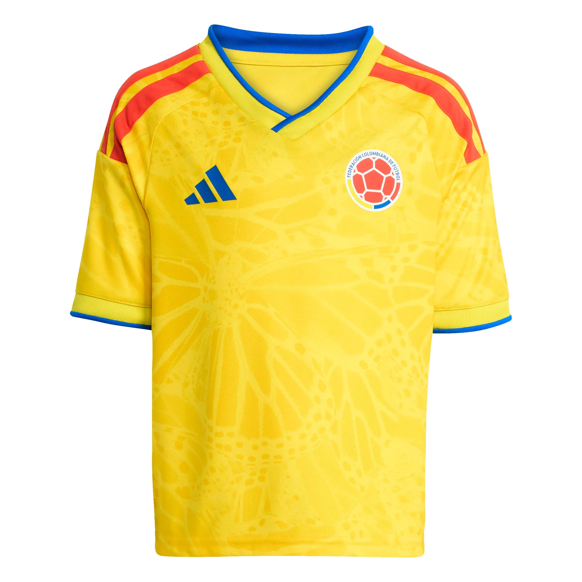 adidas 2026 Colombia Kid's Home Mini Kit (Jersey - Front)