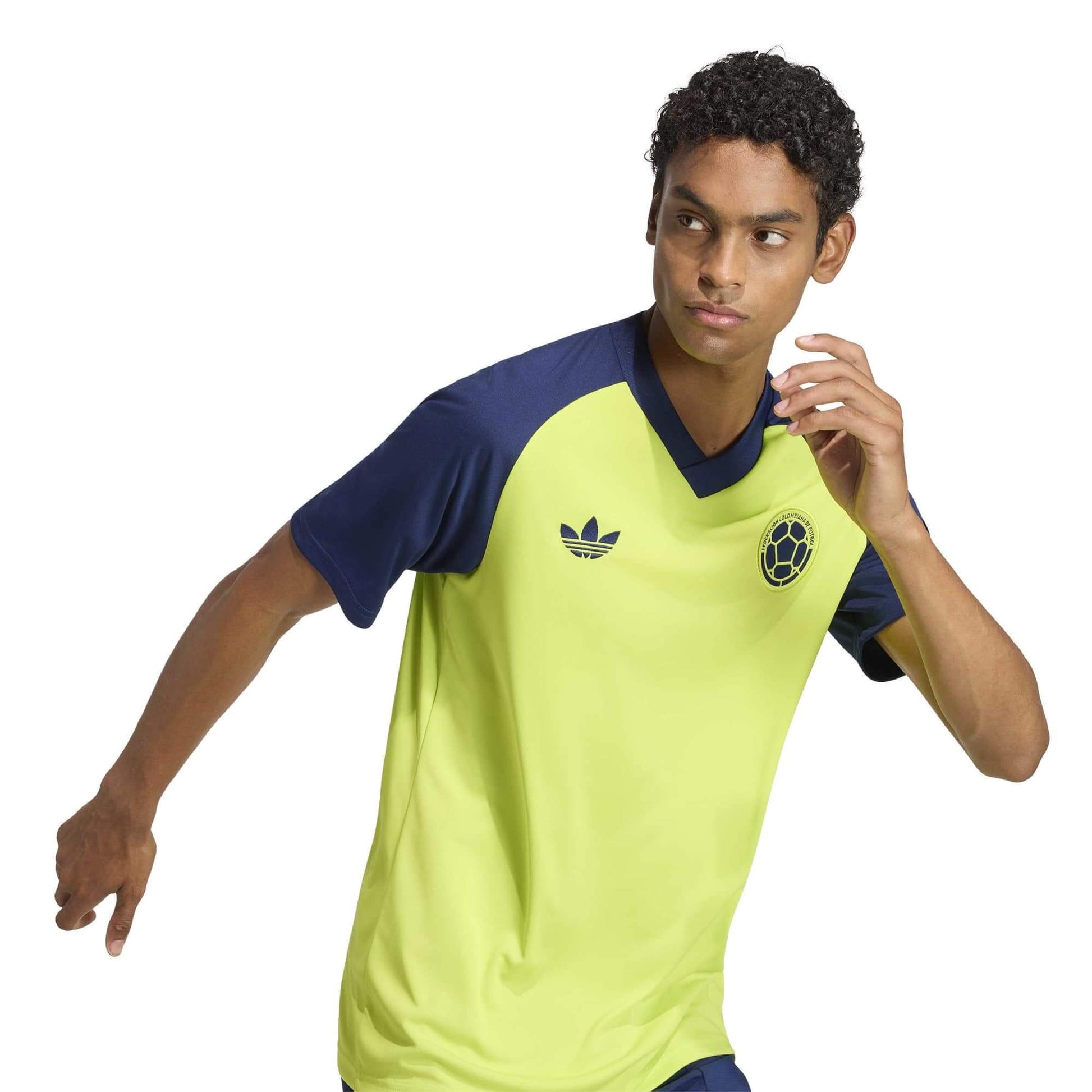 adidas 2026 Colombia Men's Away Pre-Match Soccer Jersey (Detail 2)