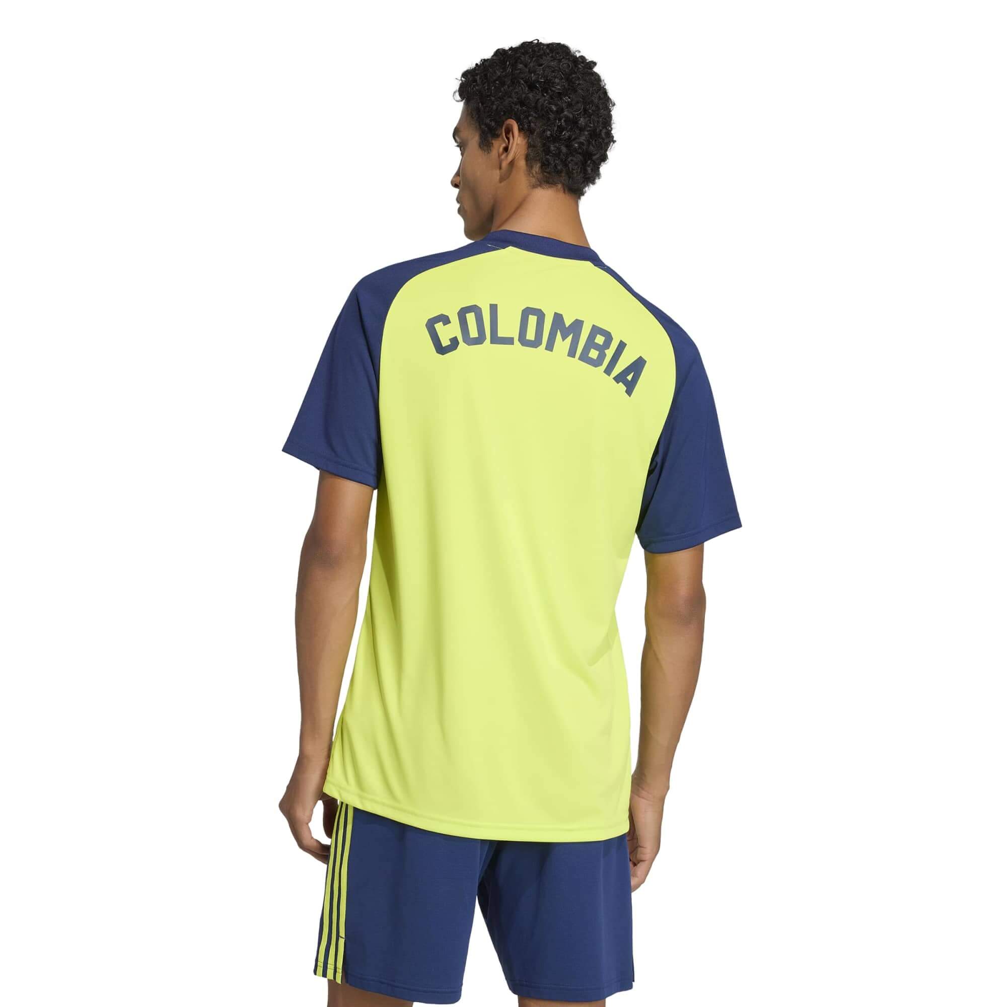adidas 2026 Colombia Men's Away Pre-Match Soccer Jersey (Model - Back)