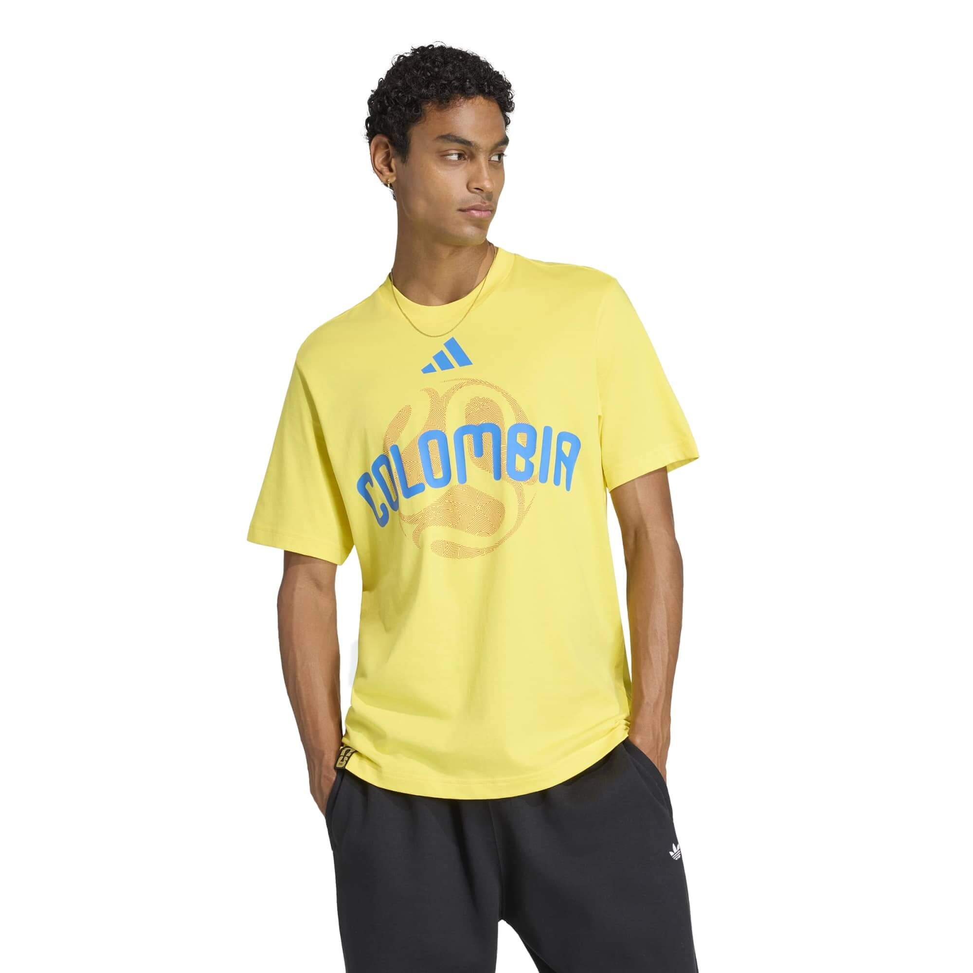 adidas 2026 Colombia Men's OLP Tee (Model - Front)