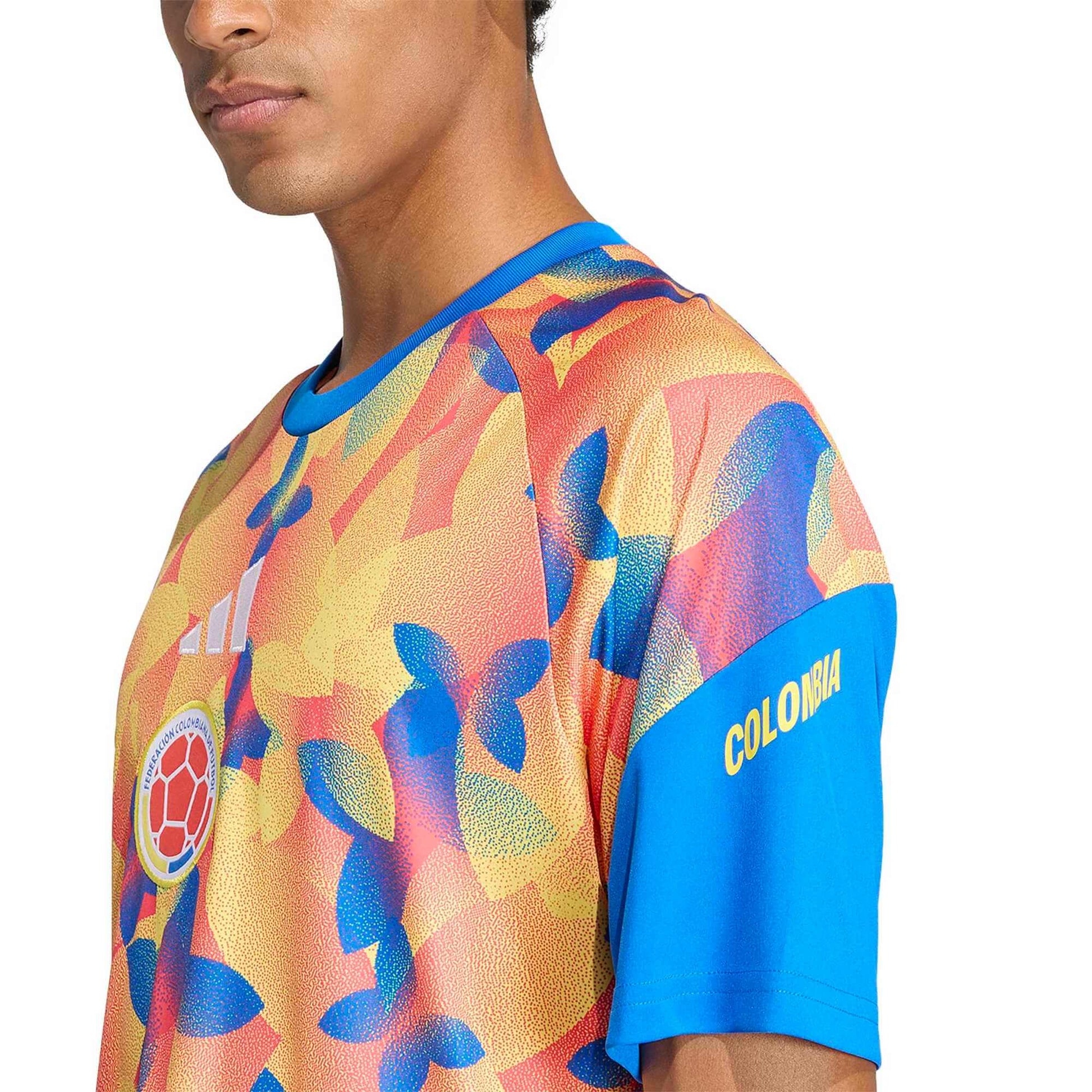 adidas 2026 Colombia Men's Pre-Match Soccer Jersey (Detail 2)