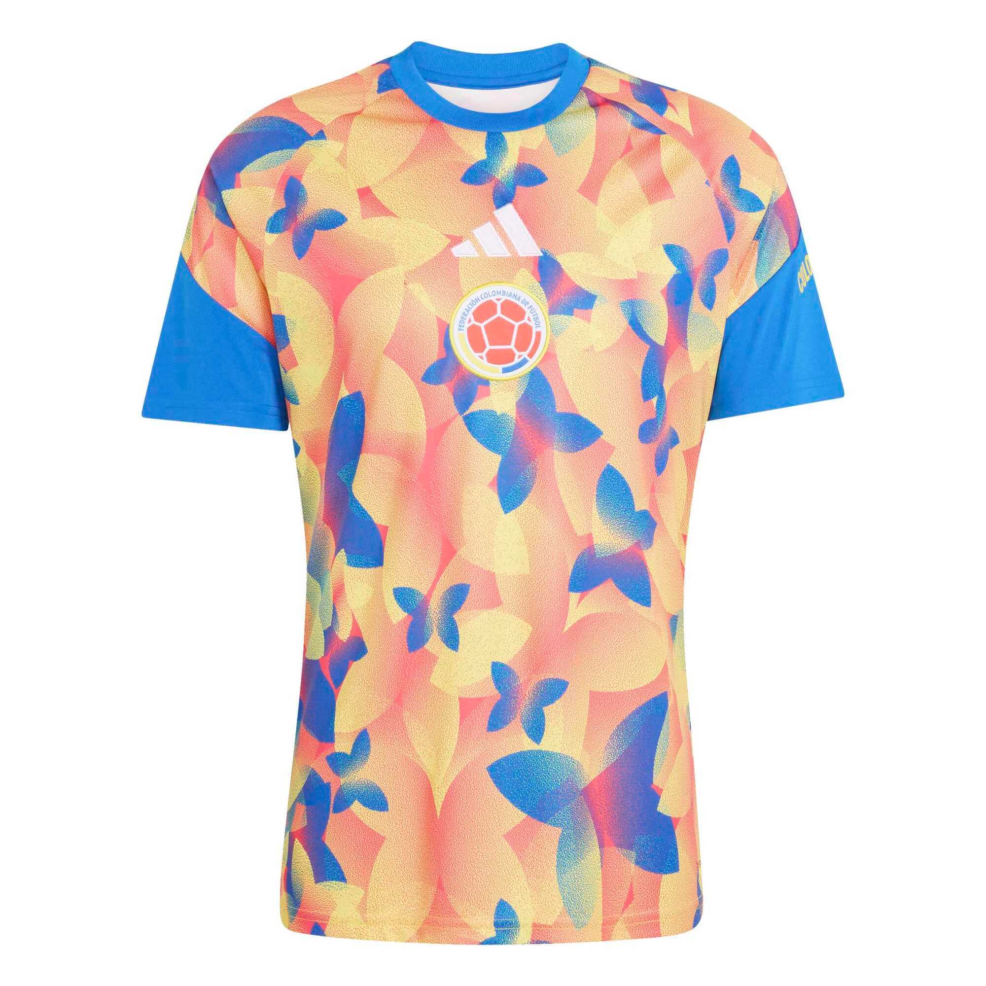adidas 2026 Colombia Men's Pre-Match Soccer Jersey (Front)