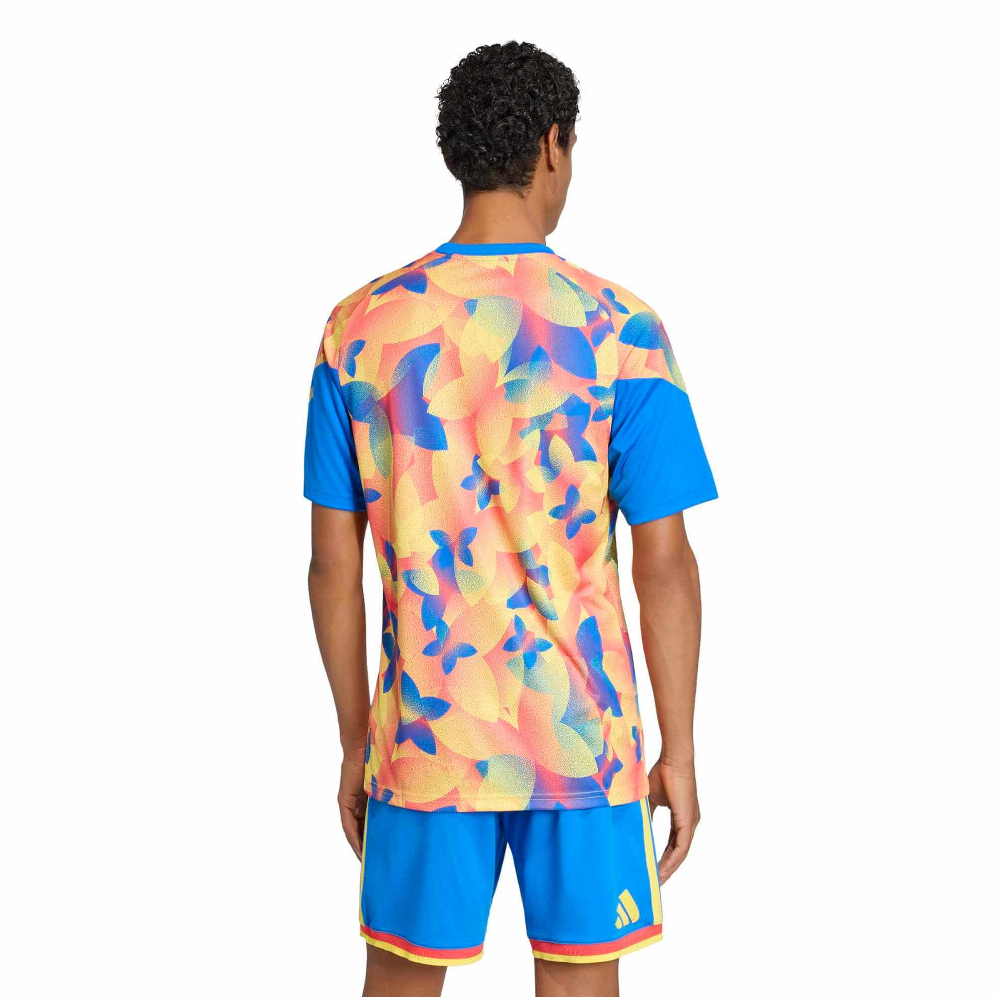 adidas 2026 Colombia Men's Pre-Match Soccer Jersey (Model - Back)