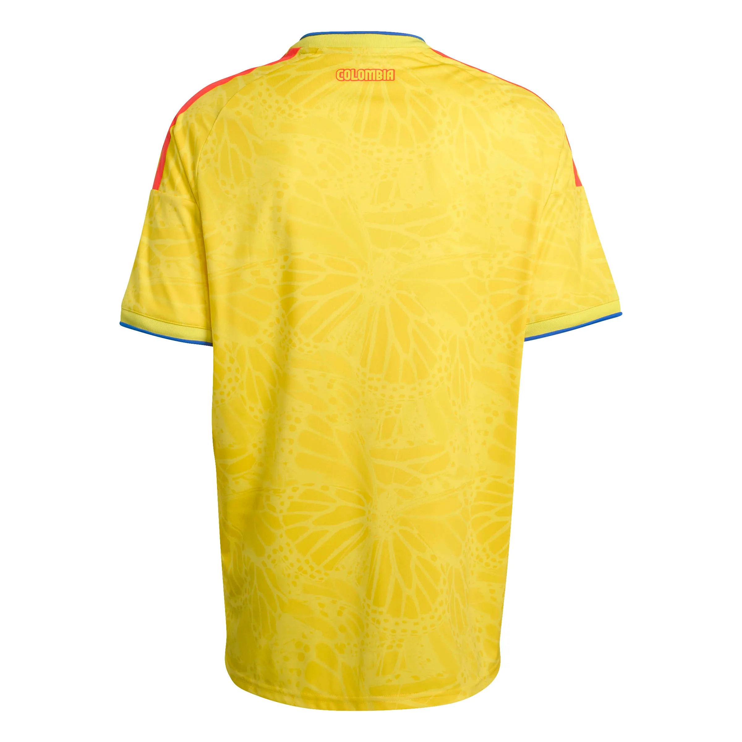 adidas 2026 Colombia Men's Stadium Home Soccer Jersey (Back)