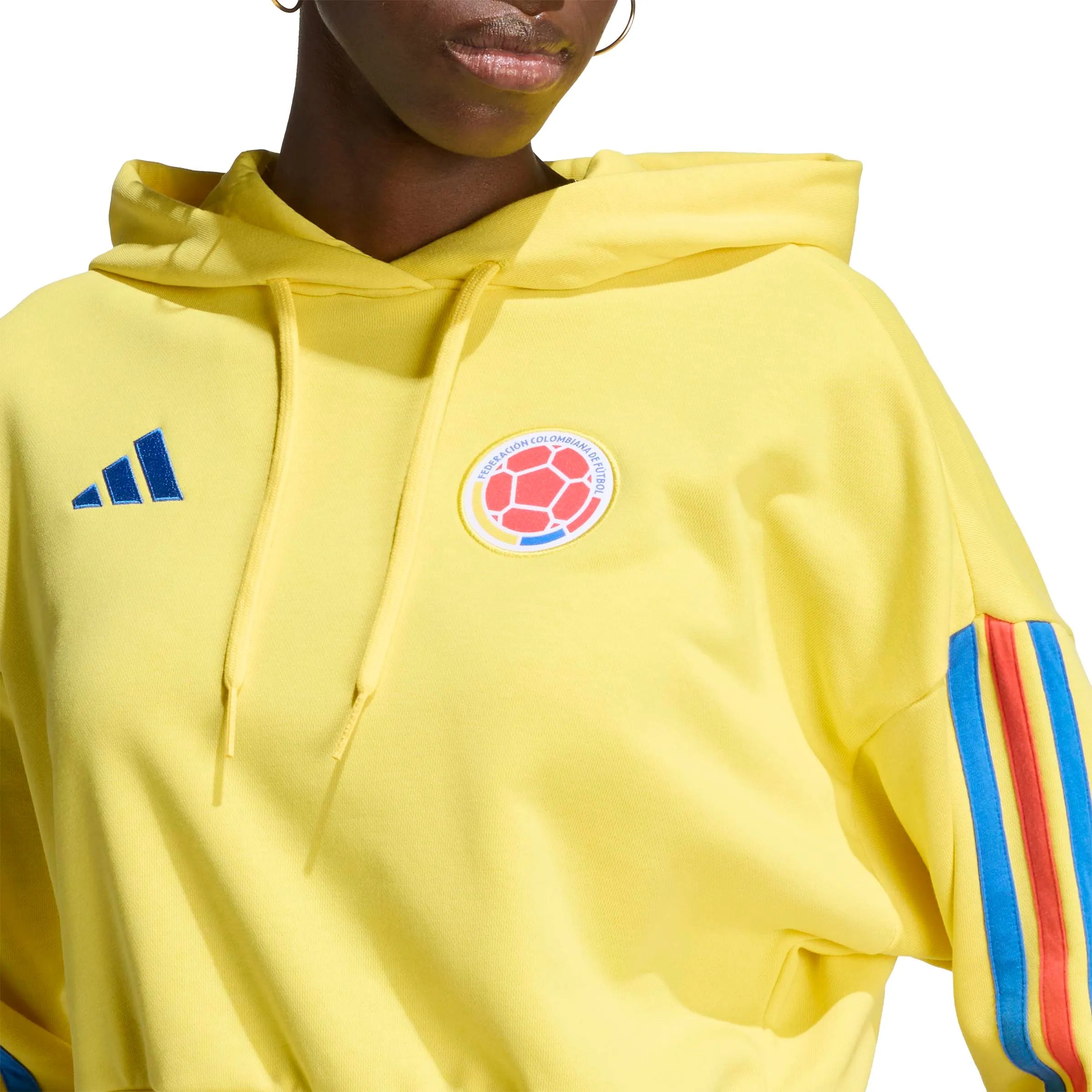 adidas 2026 Colombia Women's DNA Hoodie (Detail 1)