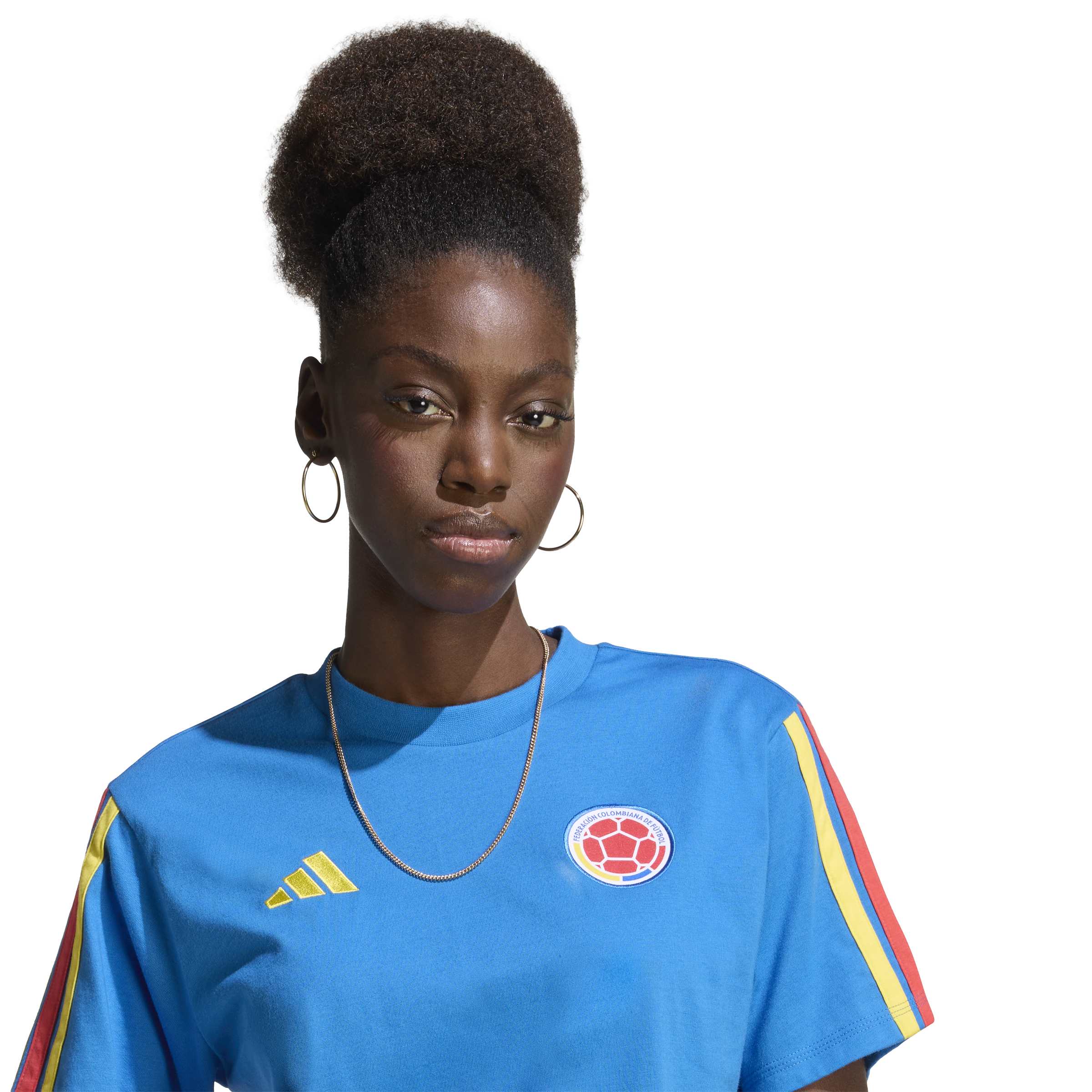 adidas 2026 Colombia Women's DNA Tee (Detail 1)