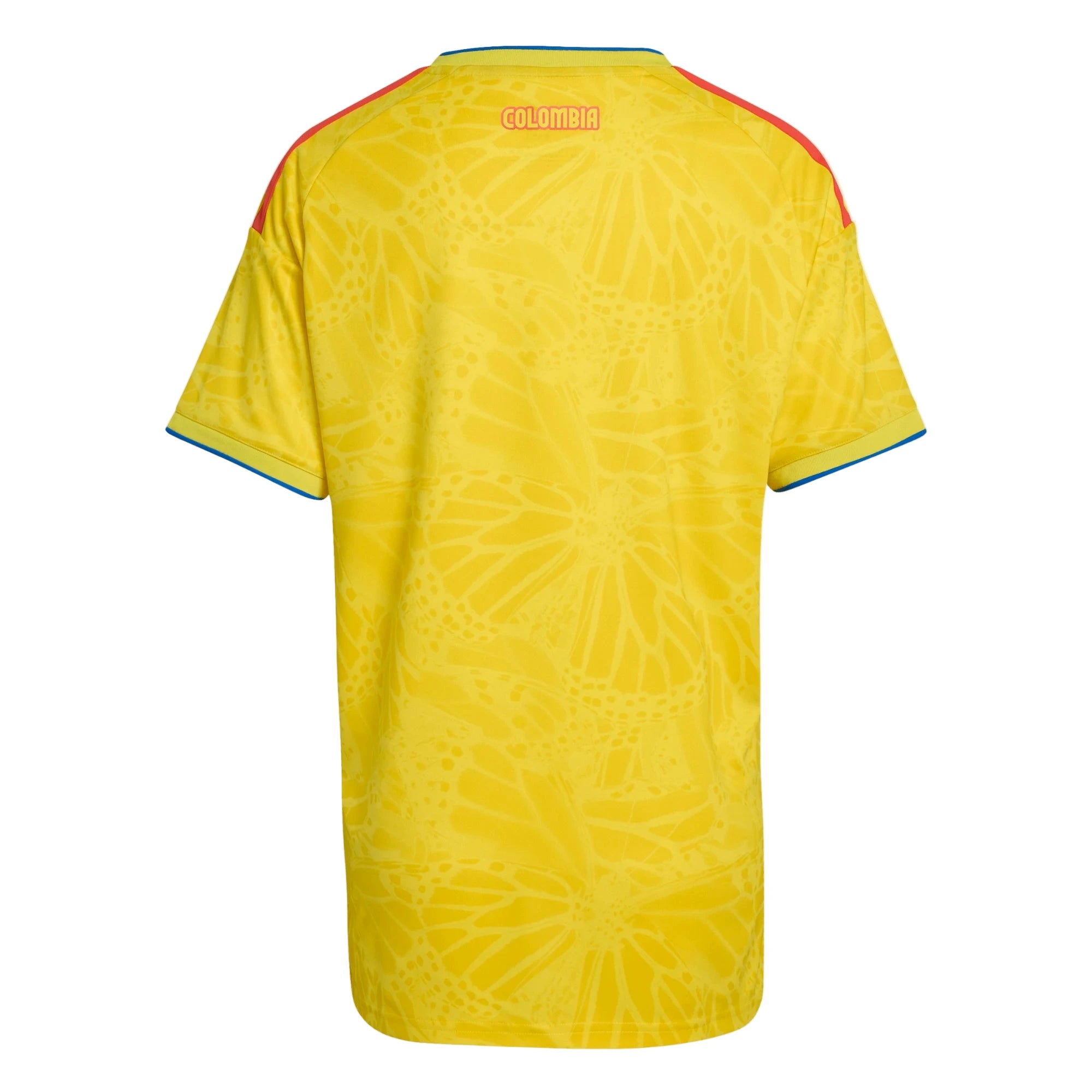 adidas 2026 Colombia Women's Stadium Home Soccer Jersey (Back)